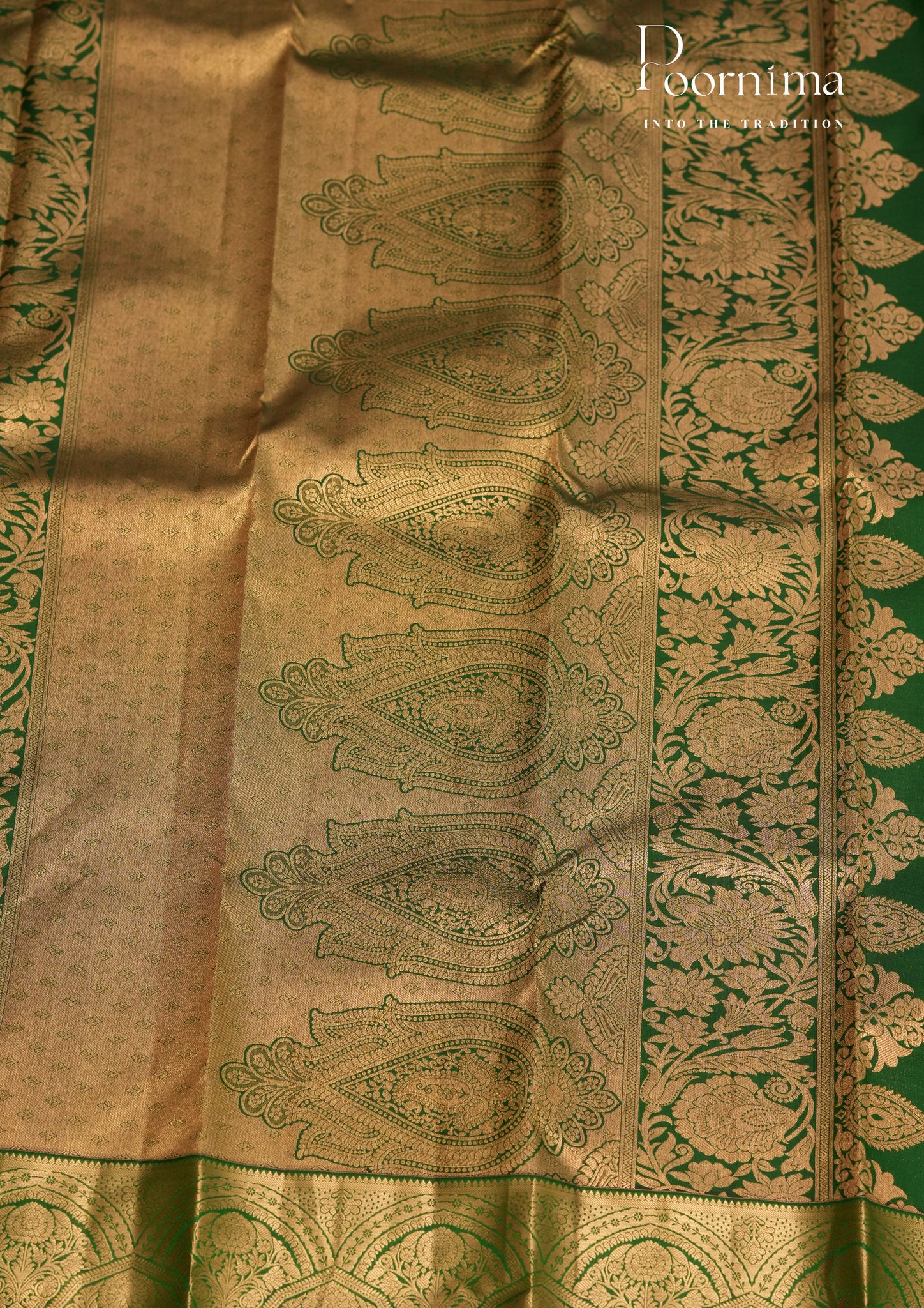PURE VINTAGE KANCHI PATTU SAREE - KADHAMBARI SILKS