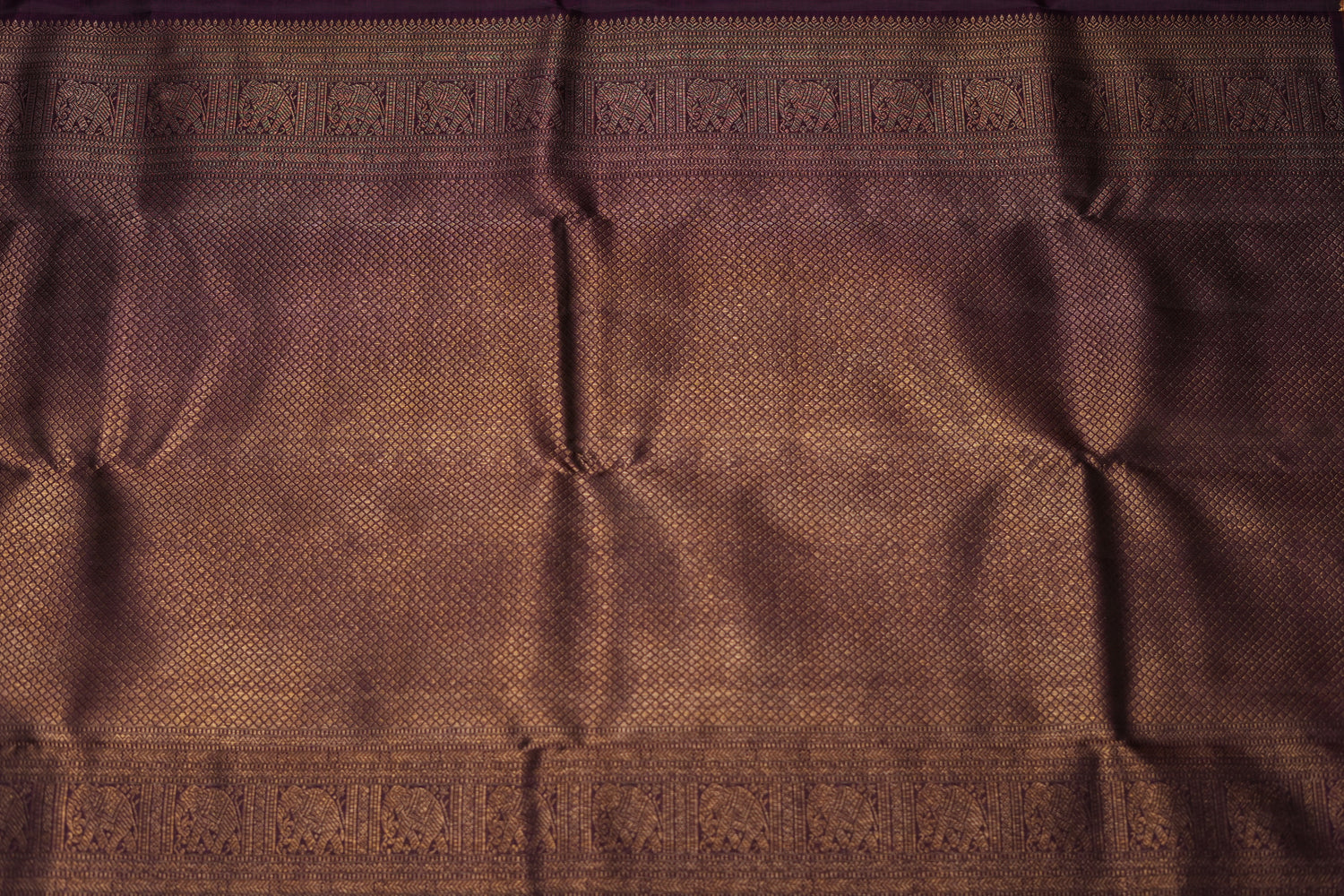 VINTAGE KANJEEVARAM - PALE BROWN