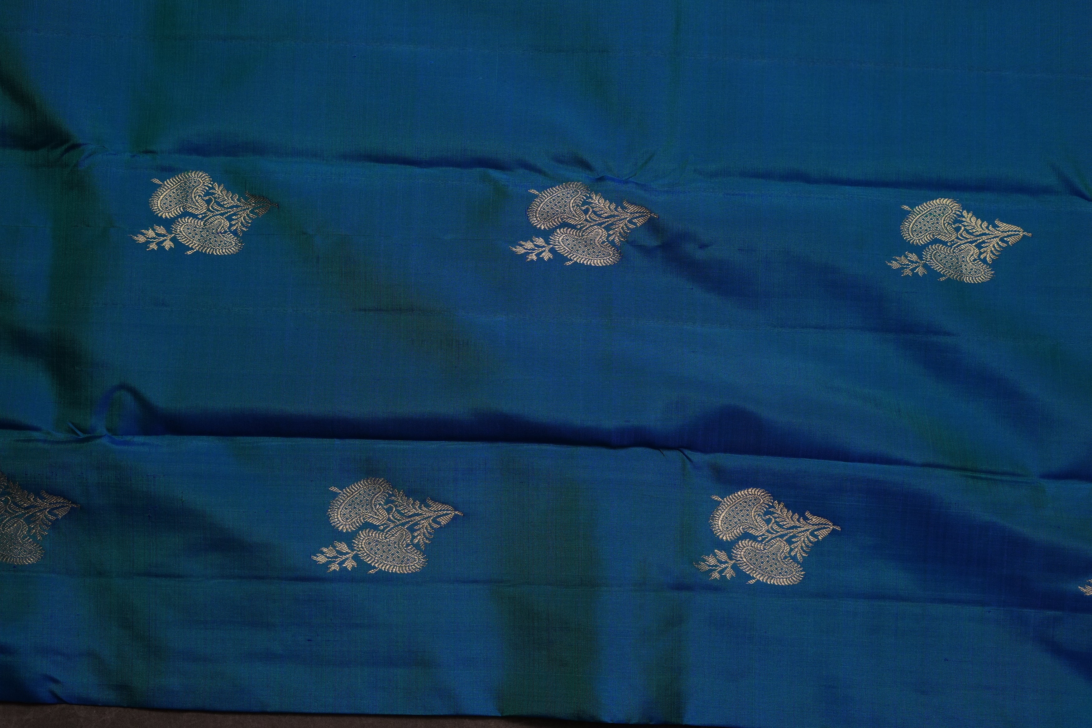 VINTAGE KANJEEVARAM - PEACOCK BLUE
