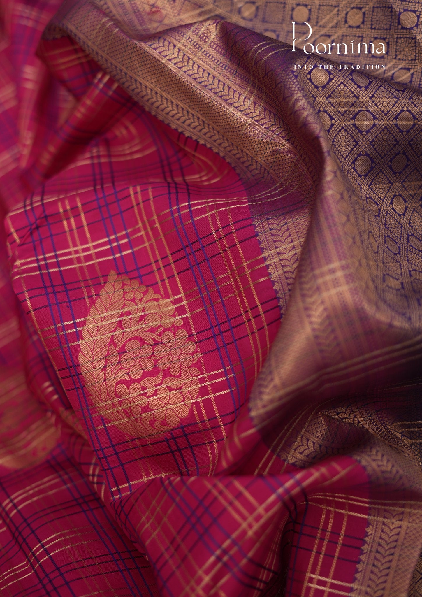 PURE VINTAGE KANCHI PATTU SAREE - KADHAMBARI SILKS