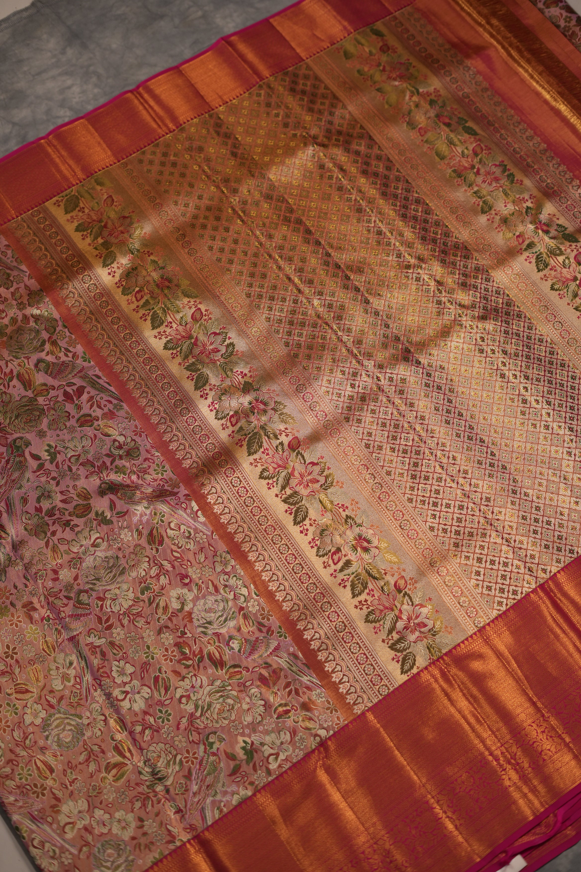 VINTAGE KANJEEVARAM- PINK PEARL