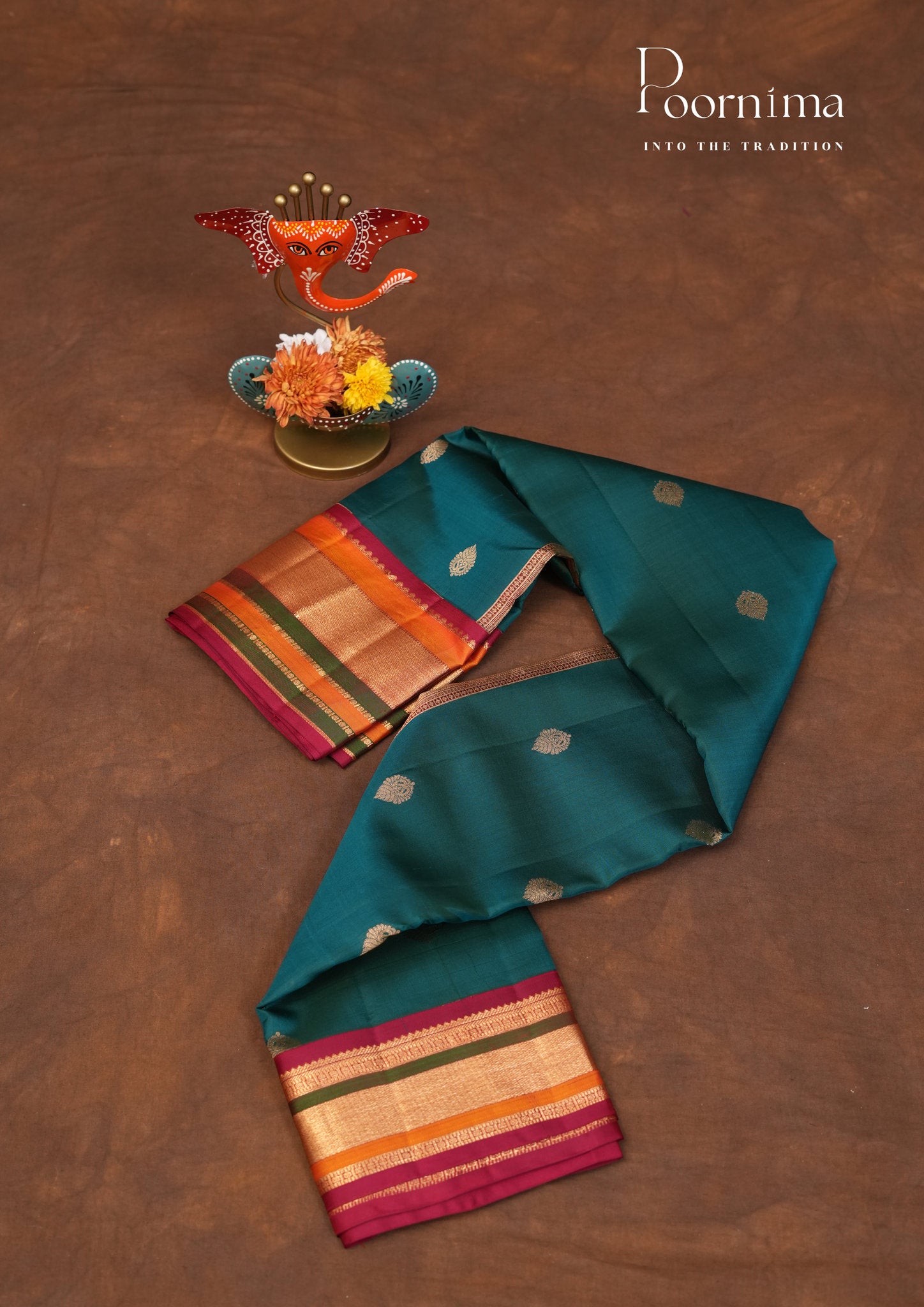 PURE VINTAGE KANCHI PATTU SAREE - KADHAMBARI SILKS