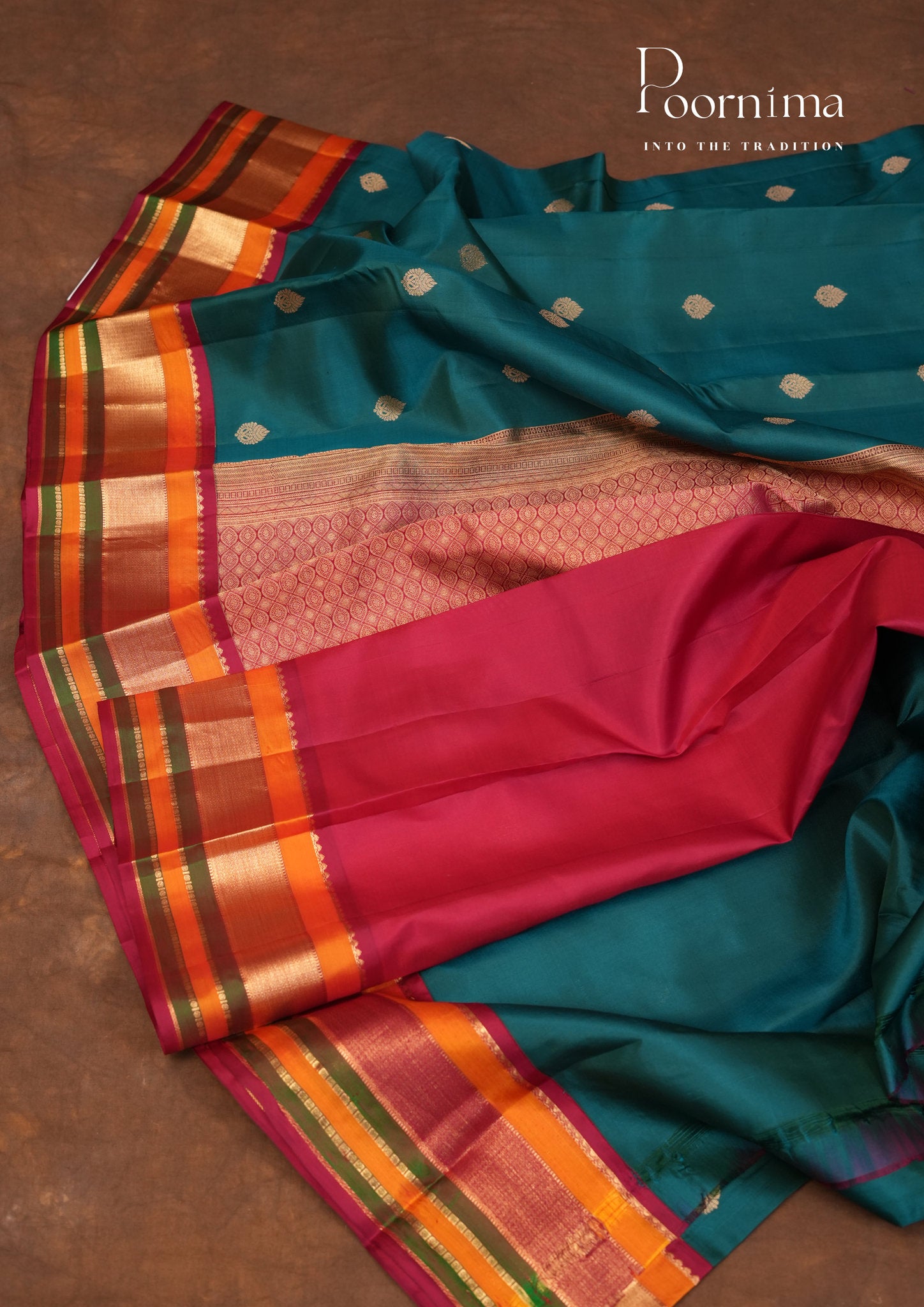 PURE VINTAGE KANCHI PATTU SAREE - KADHAMBARI SILKS