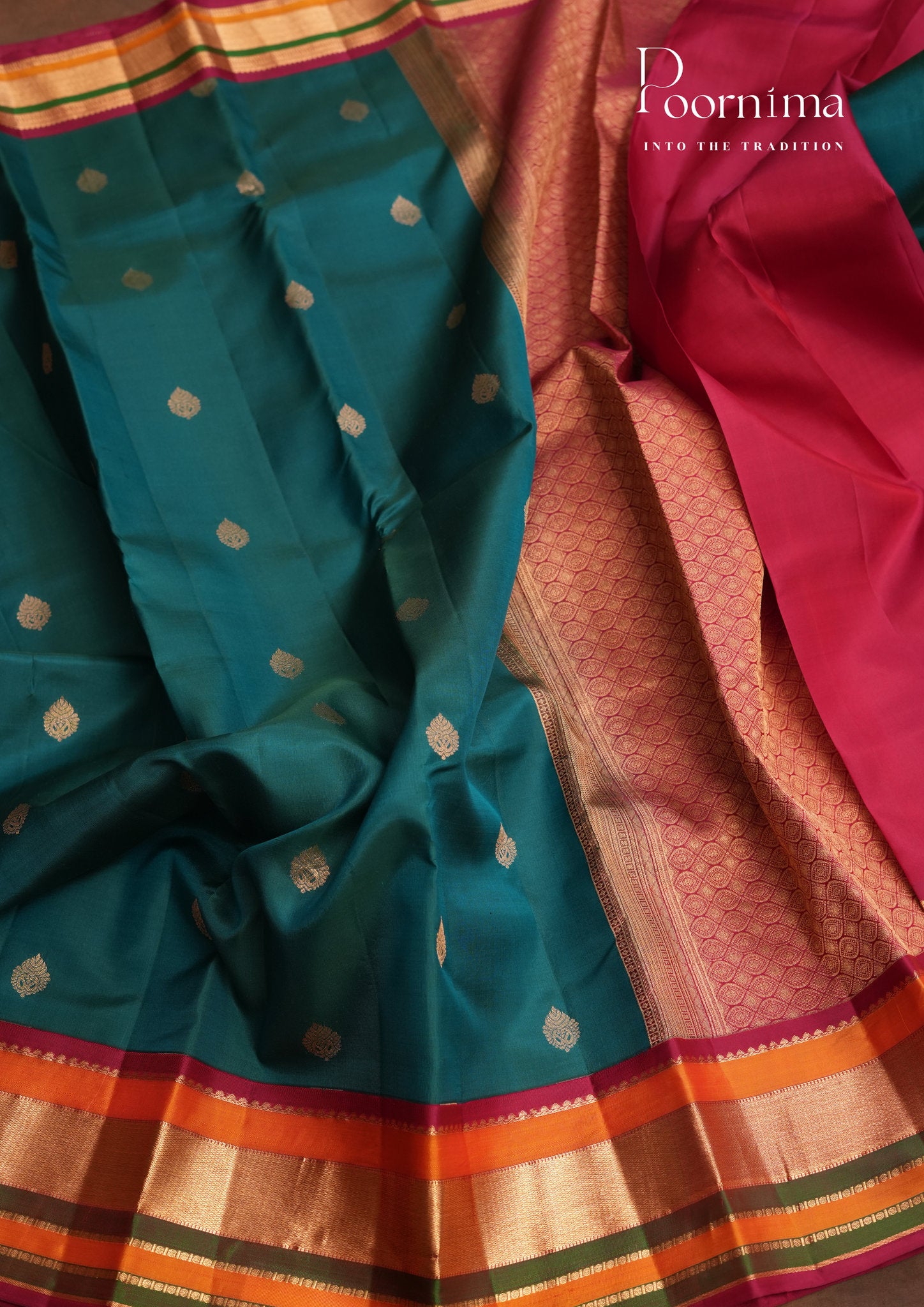 PURE VINTAGE KANCHI PATTU SAREE - KADHAMBARI SILKS