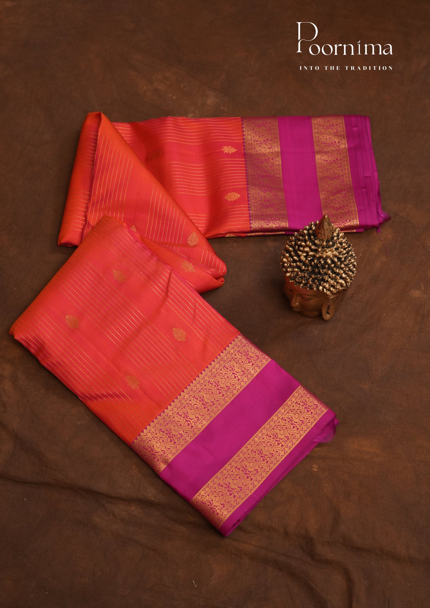 PURE VINTAGE KANCHI PATTU SAREE - KADHAMBARI SILKS