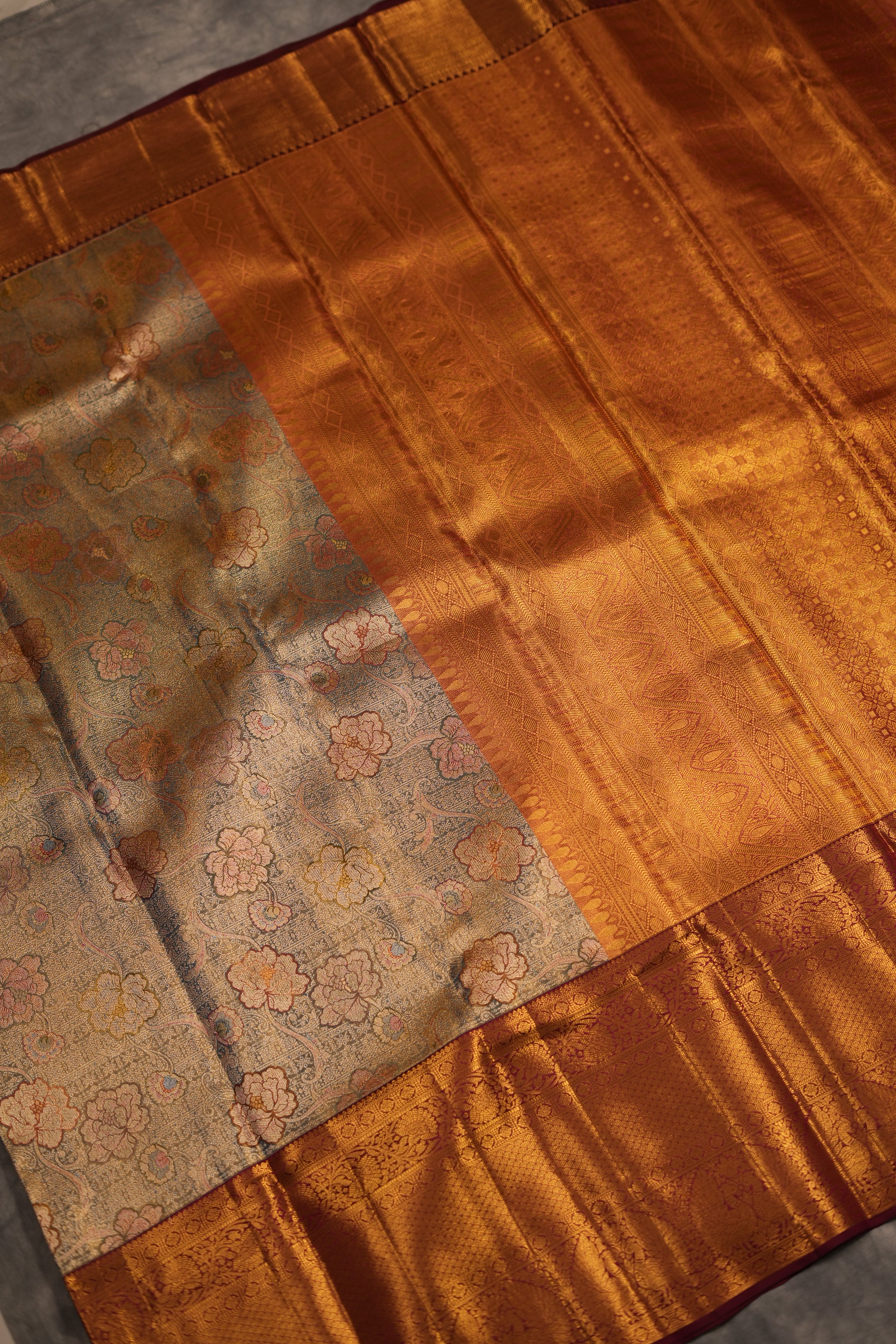 VINTAGE KANJEEVARAM -POWDER BLUE