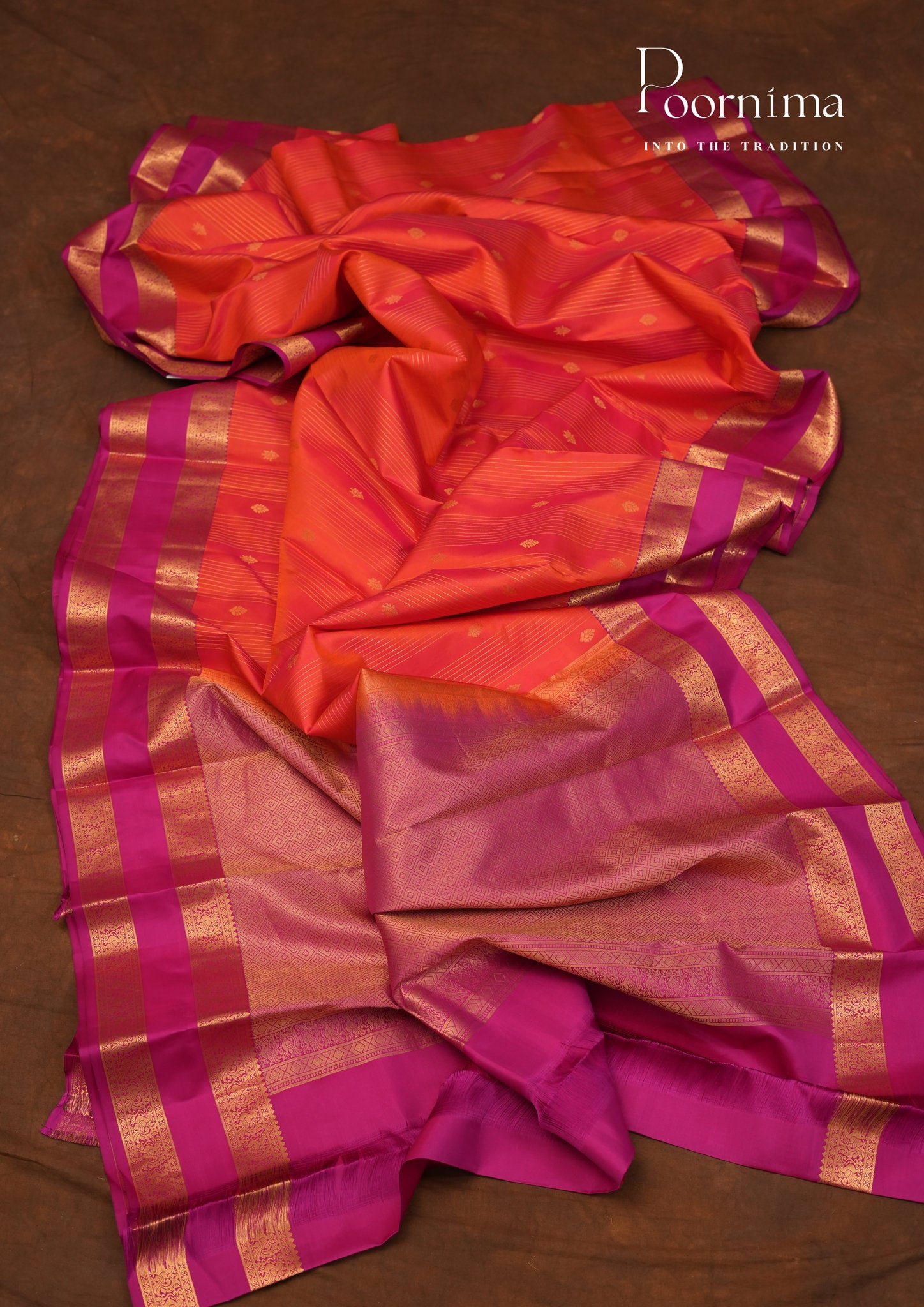 PURE VINTAGE KANCHI PATTU SAREE - KADHAMBARI SILKS