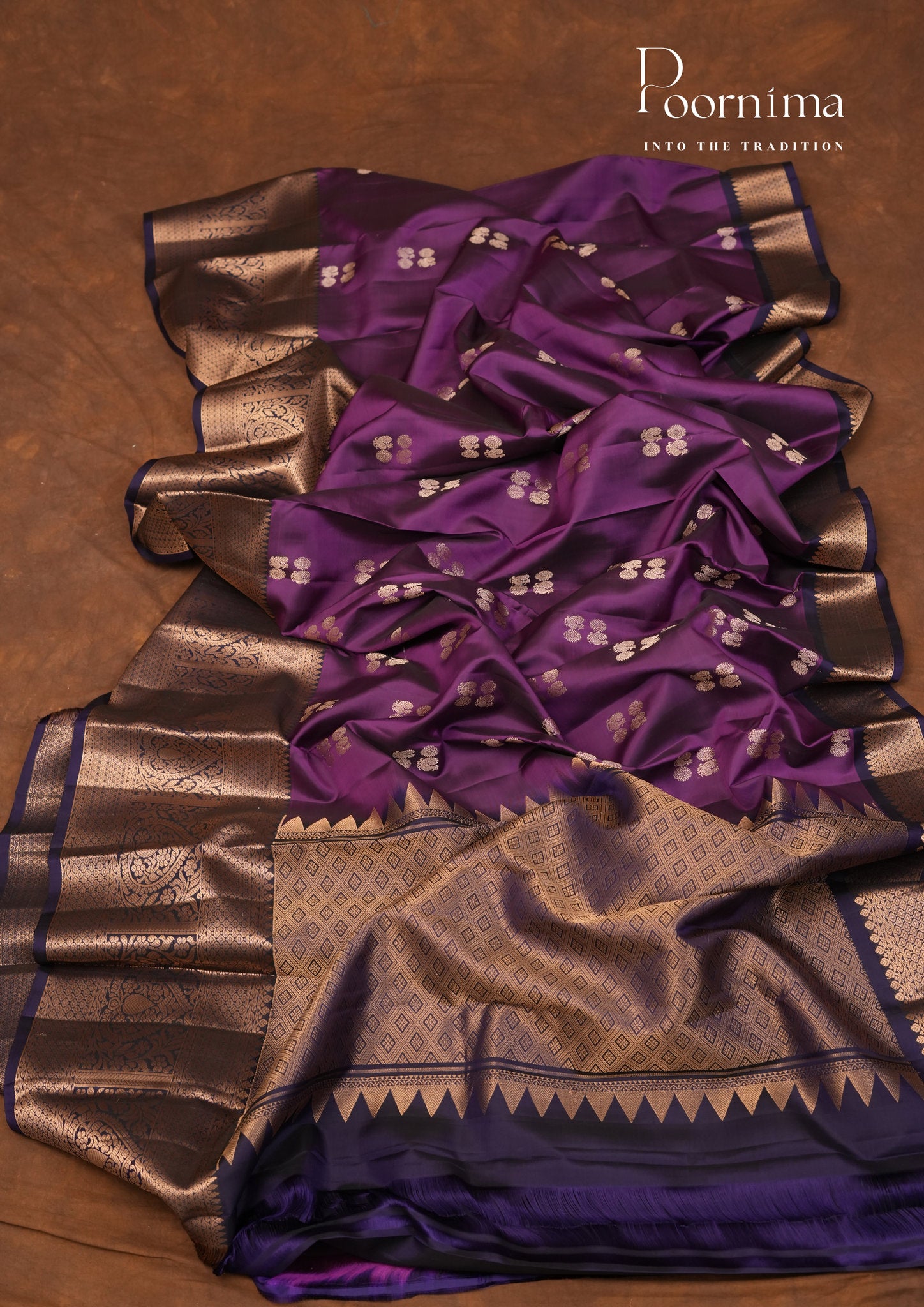 PURE VINATGE KANCHI PATTU SAREE - KADHAMBARI SILKS