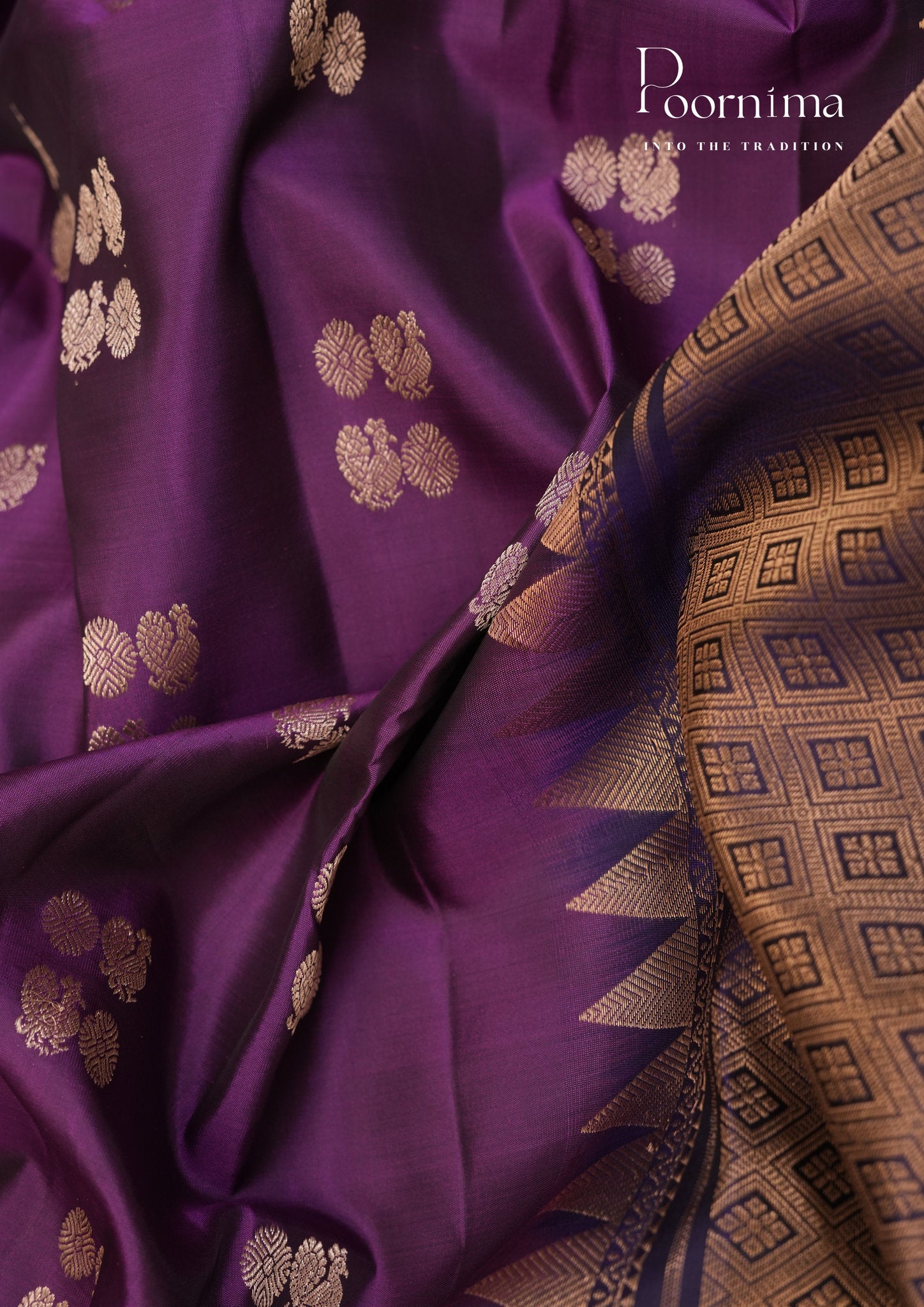 PURE VINATGE KANCHI PATTU SAREE - KADHAMBARI SILKS