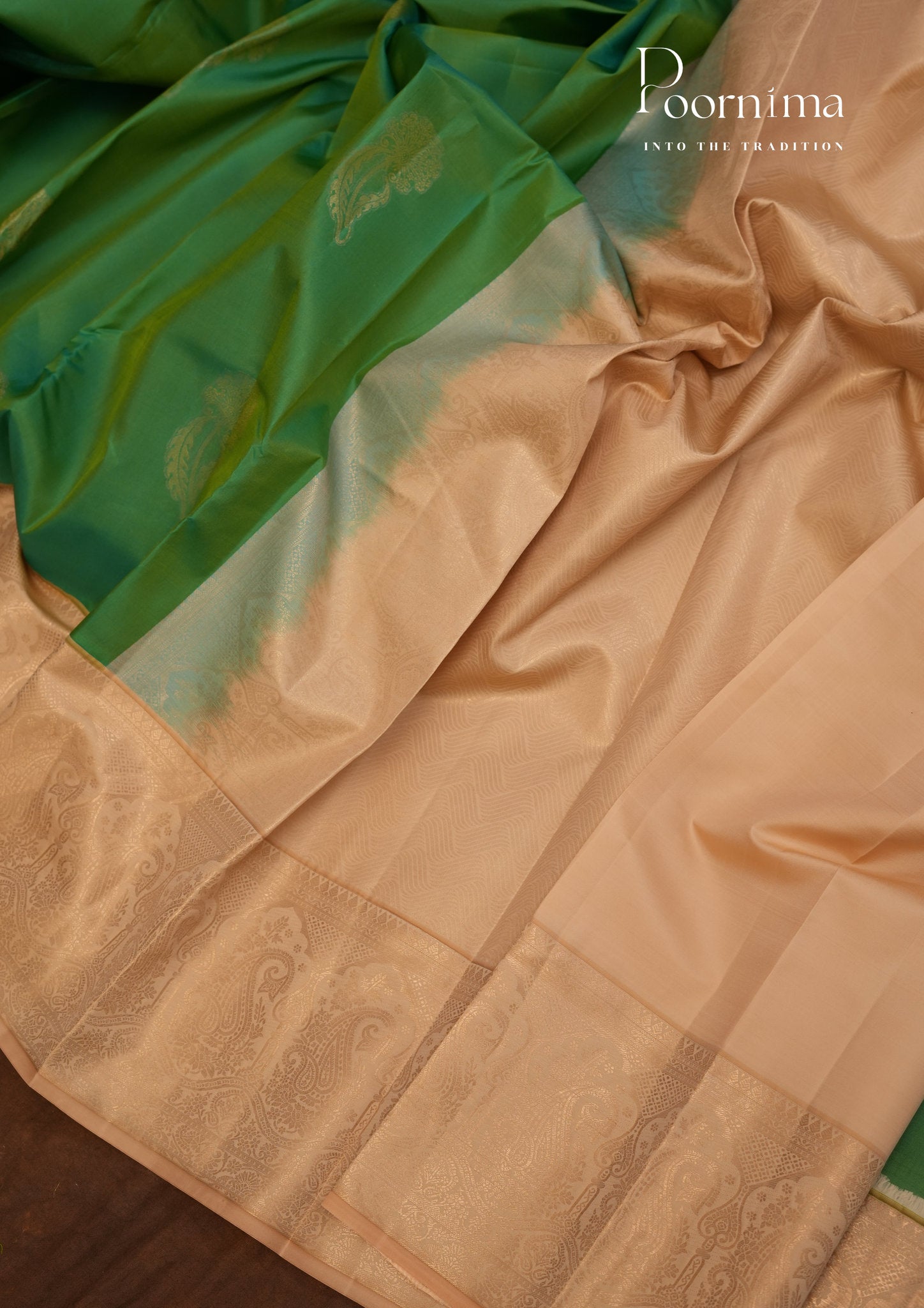 PURE VINATGE KANCHI PATTU SAREE - KADHAMBARI SILKS