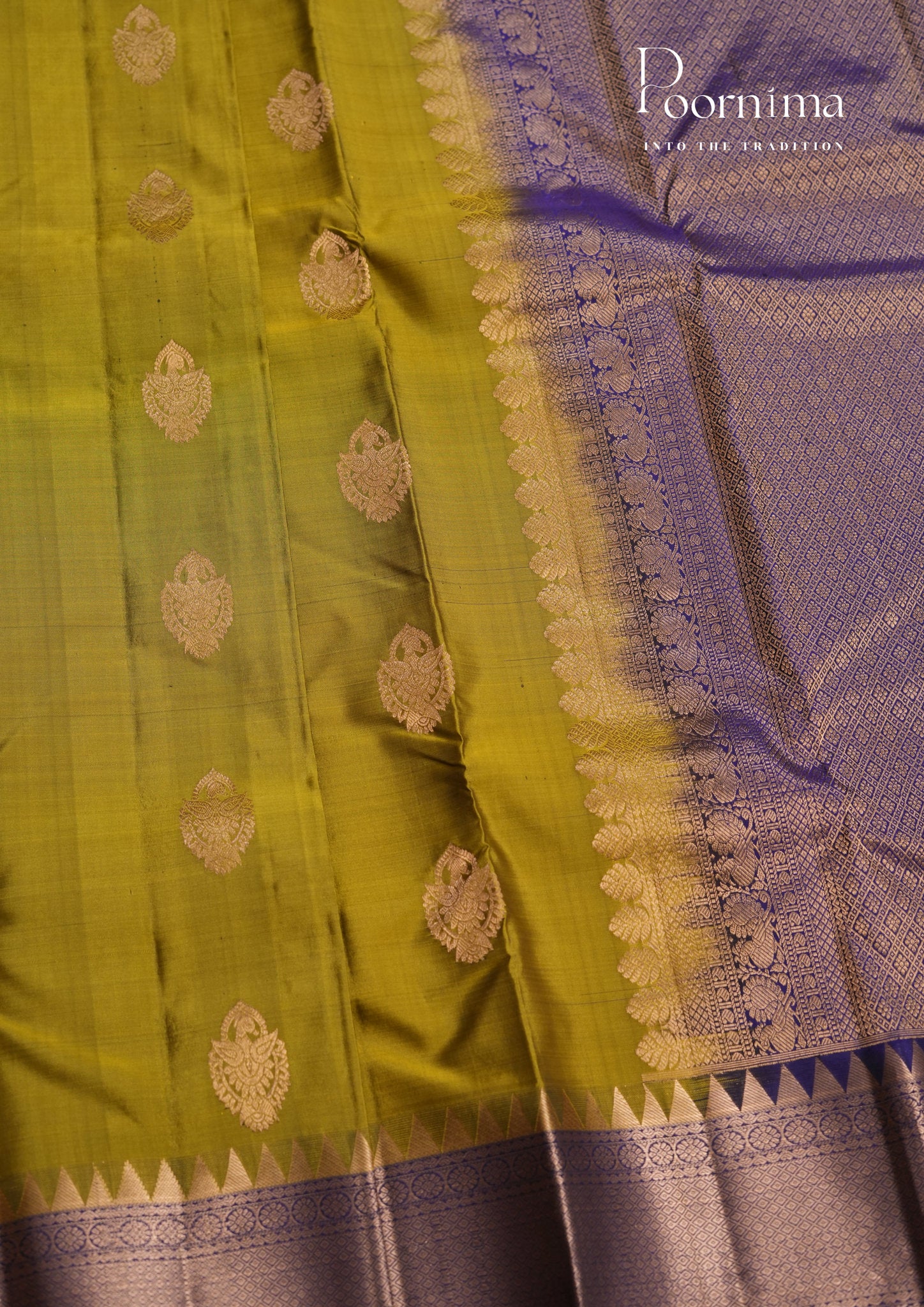 PURE VINATGE KANCHI PATTU SAREE - KADHAMBARI SILKS