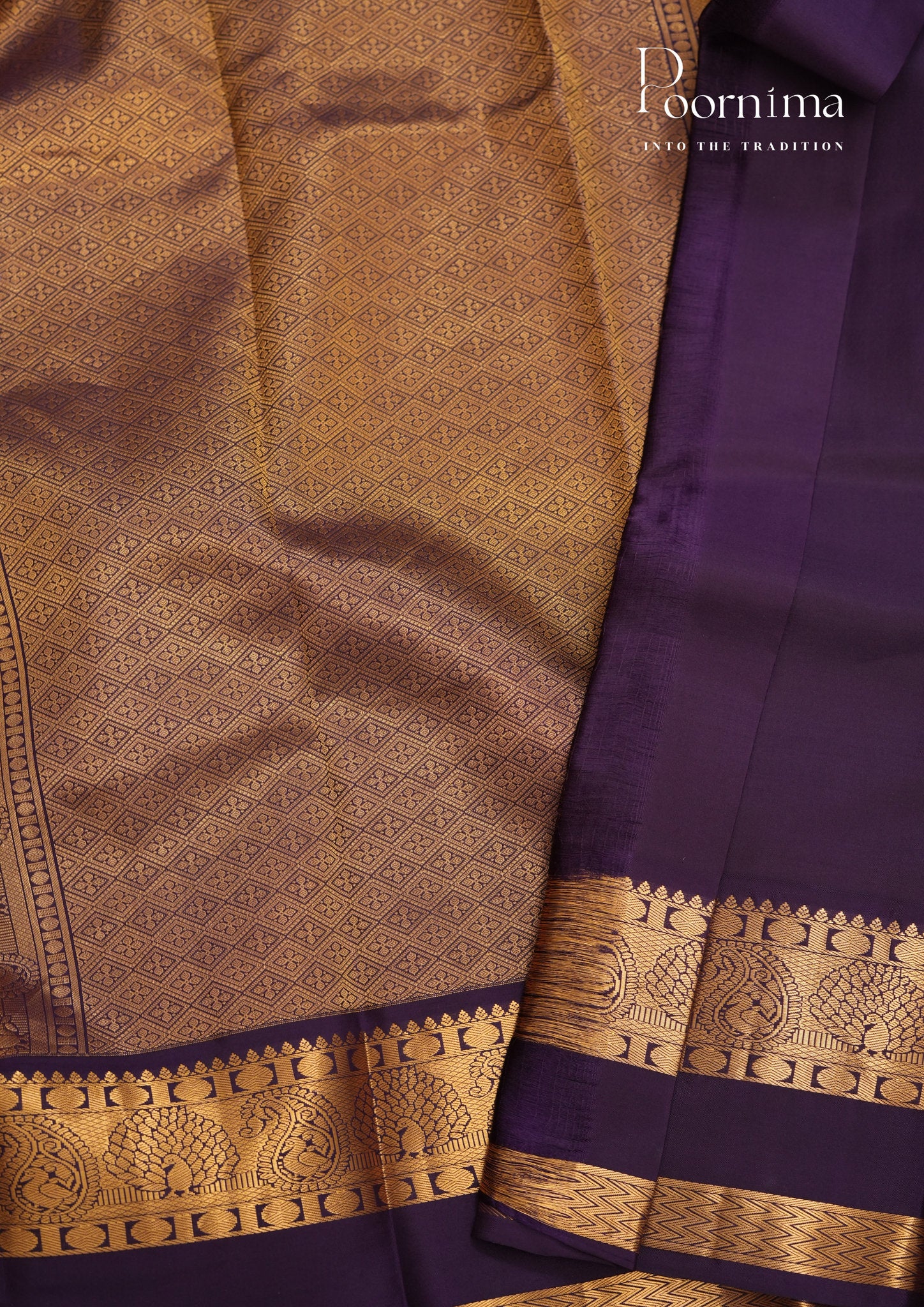 PURE VINATGE KANCHI PATTU SAREE - KADHAMBARI SILKS