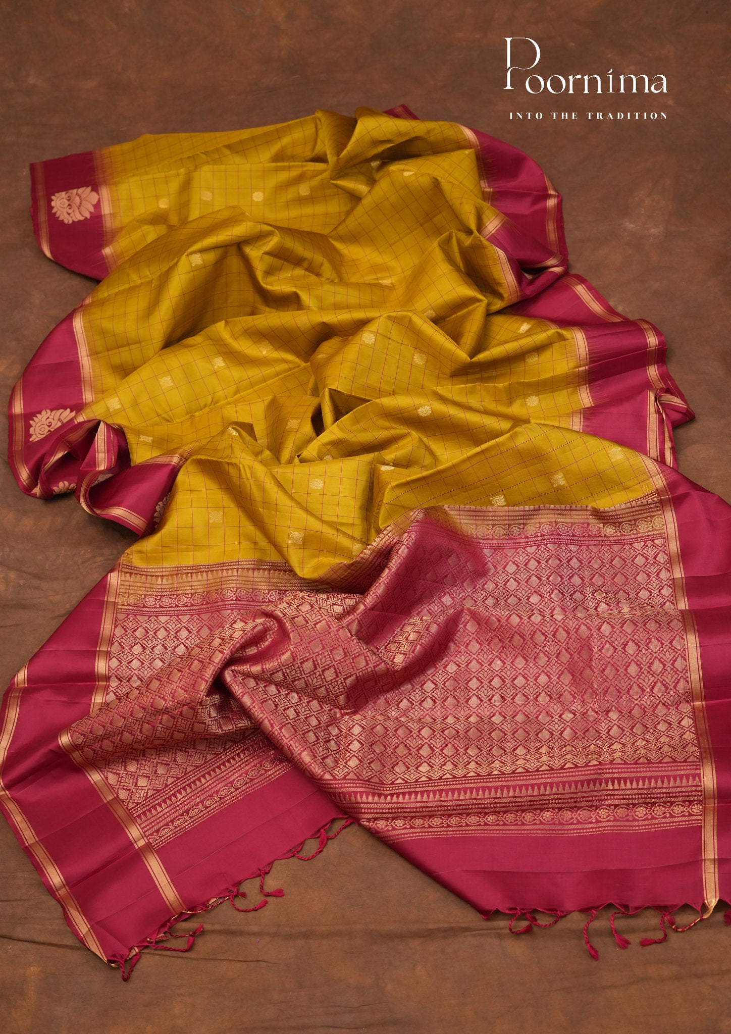 PURE VINATGE KANCHI PATTU SAREE - KADHAMBARI SILKS