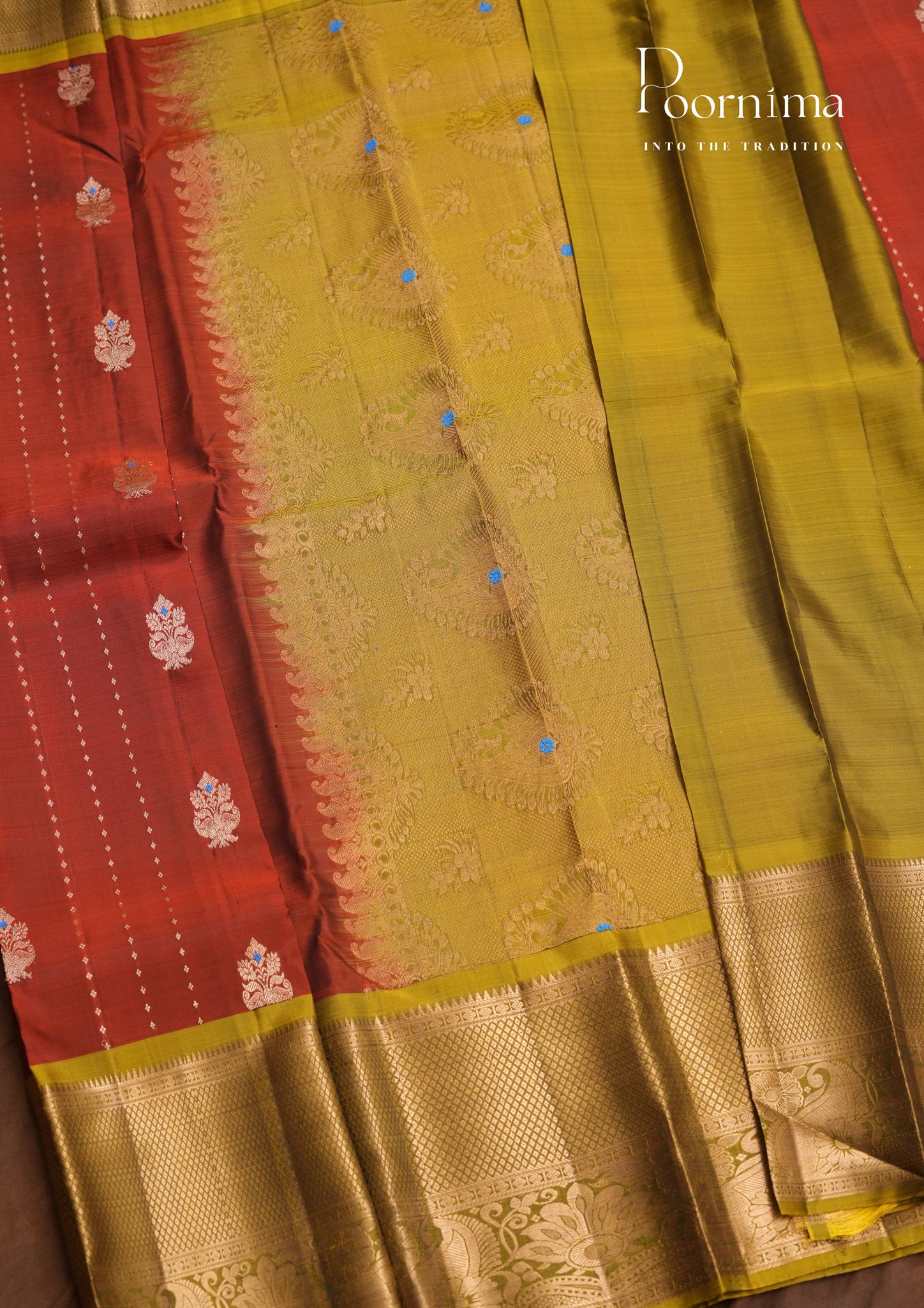 PURE VINATGE KANCHI PATTU SAREE - KADHAMBARI SILKS