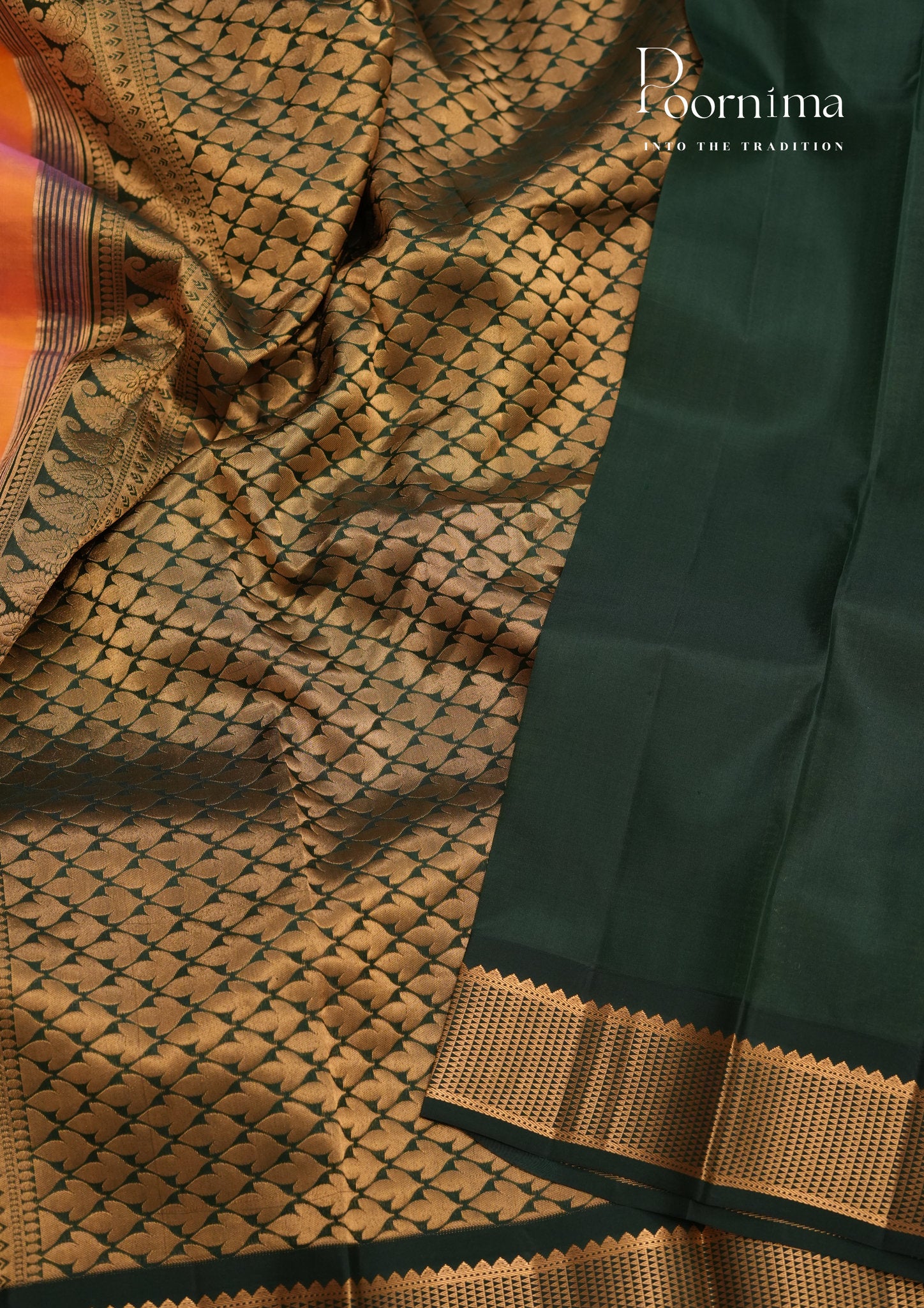 PURE VINATGE KANCHI PATTU SAREE - KADHAMBARI SILKS