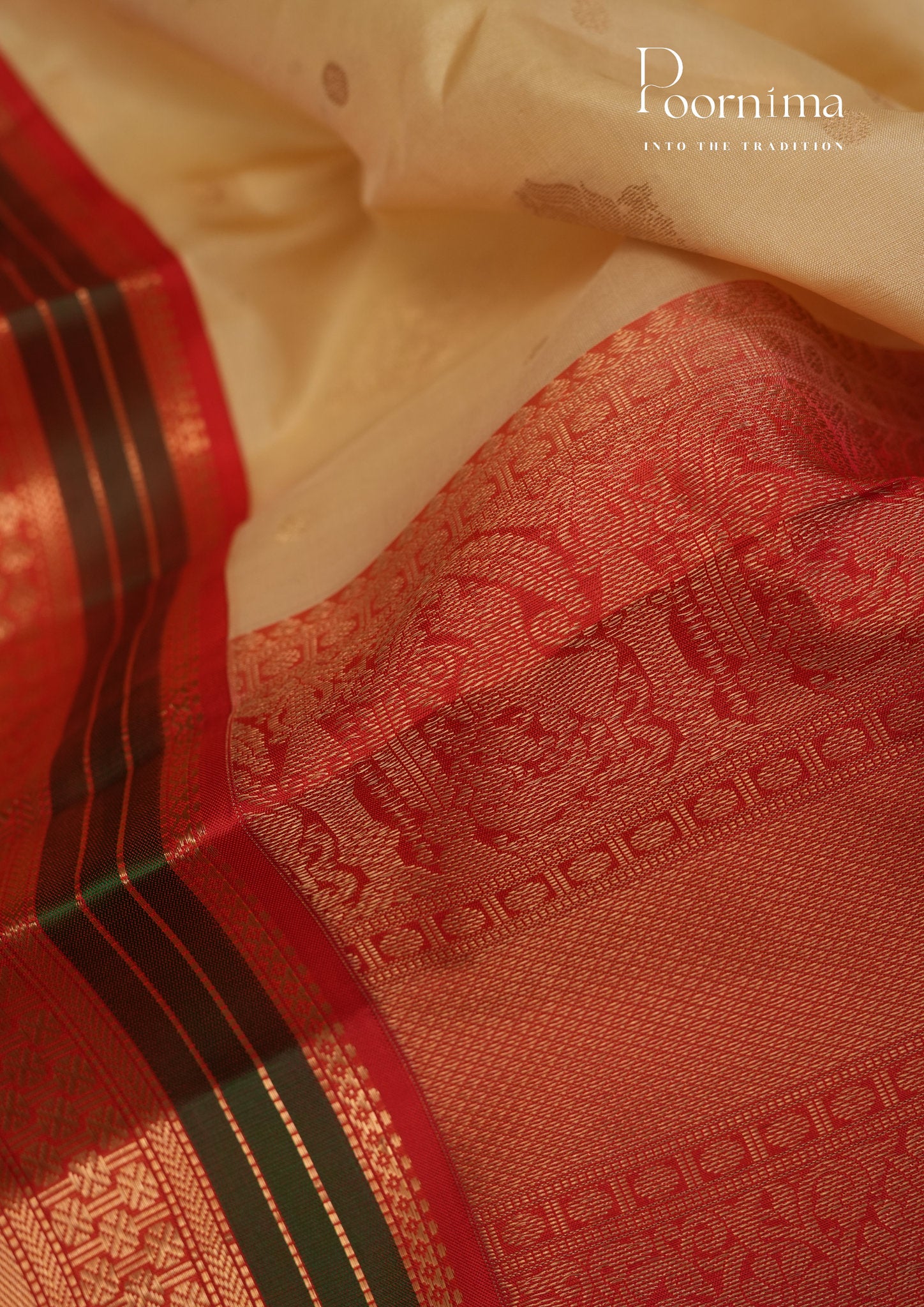 PURE VINATGE KANCHI PATTU SAREE - KADHAMBARI SILKS