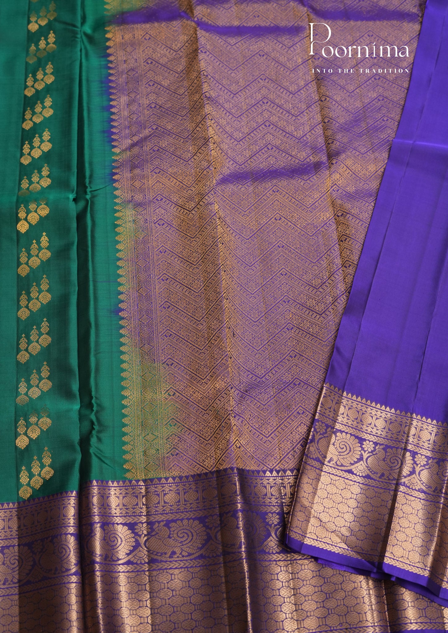 PURE VINATGE KANCHI PATTU SAREE - KADHAMBARI SILKS