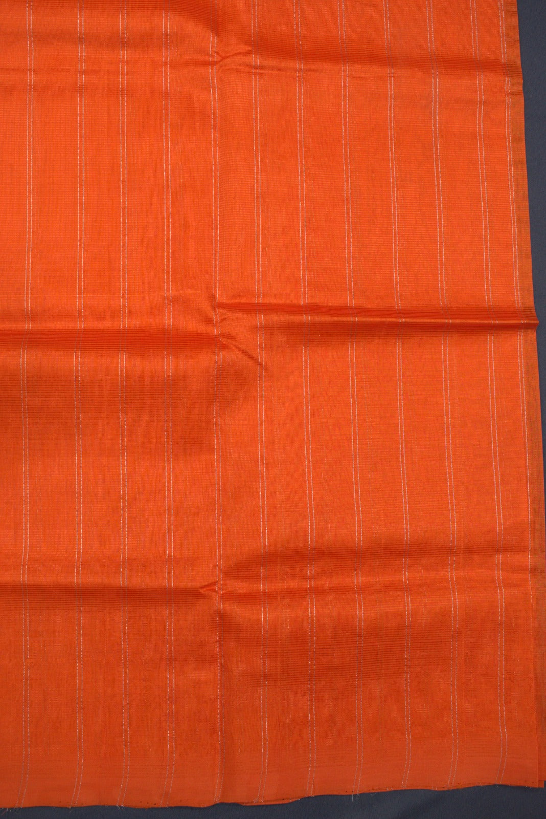 ORANGE- PLANE MANGALAGIRI SAREE