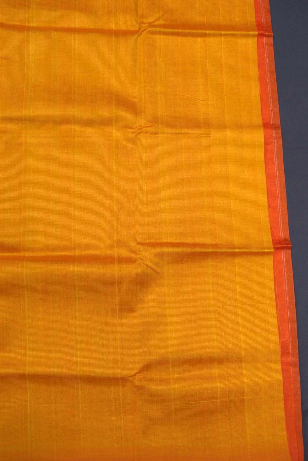 ORANGE- PLANE MANGALAGIRI SAREE