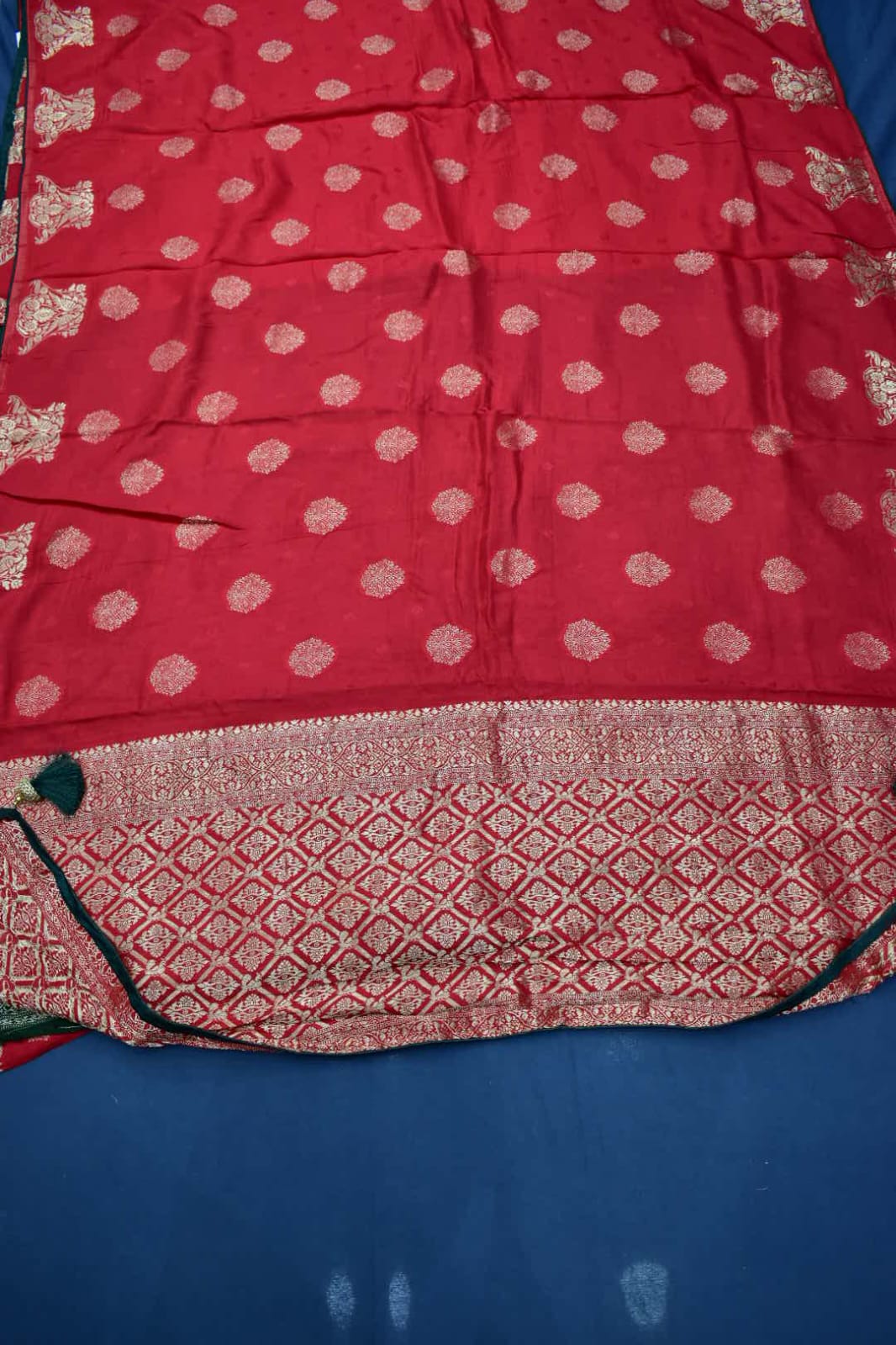 ORANGE& GREEN- MONA SILK SAREE