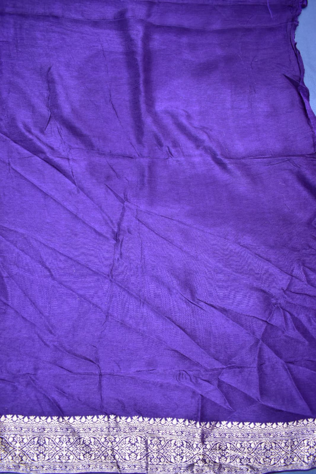 ROYAL BLUE& NAVY BLUE- MONA SILK SAREE