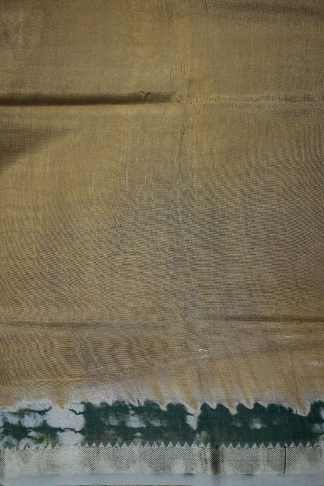 BASIL GREEN- MANGALAGIRI SHIBORI SAREE