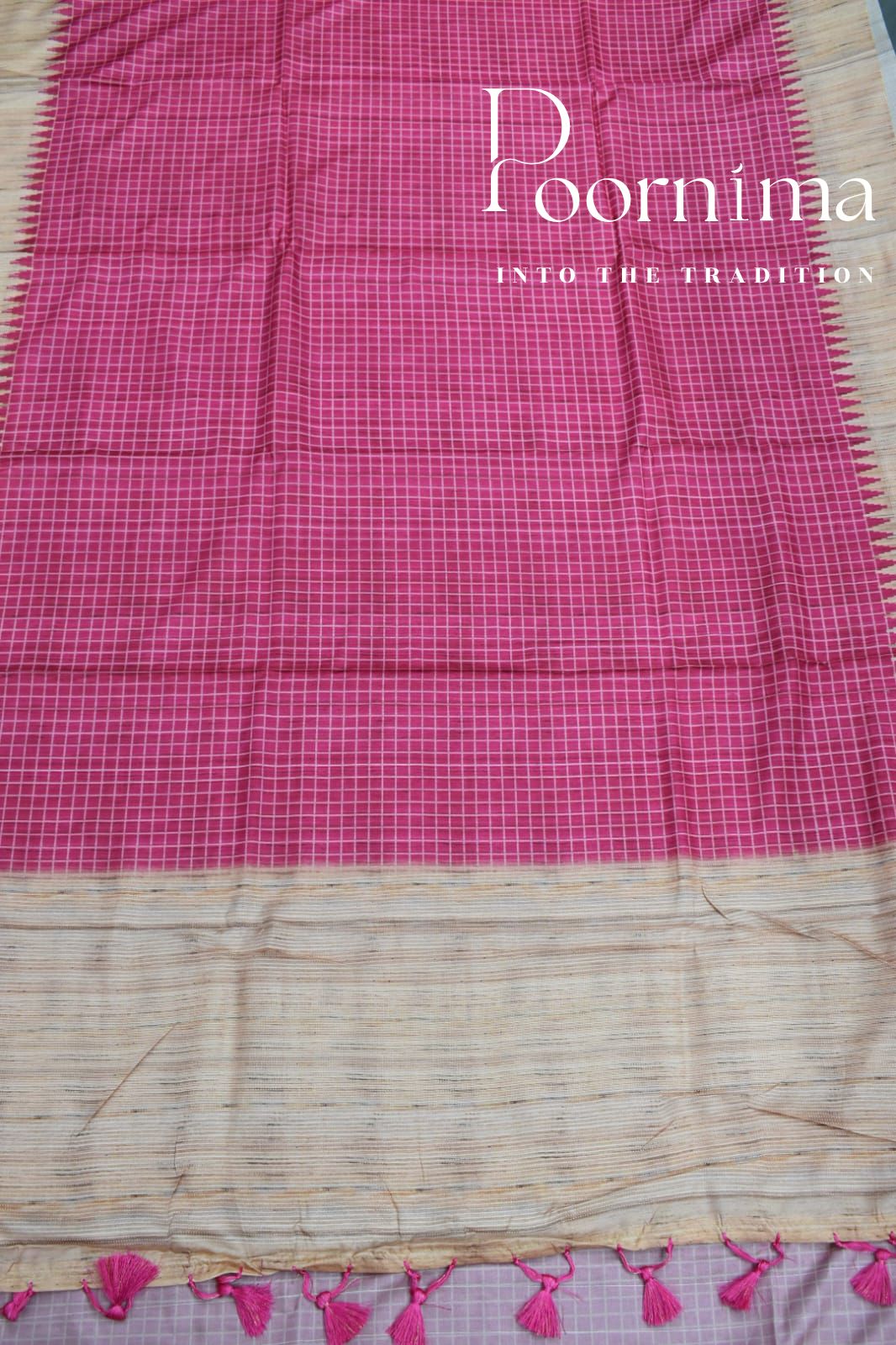 PINK- FANCY SAREE WITH BLOUSE PIECE
