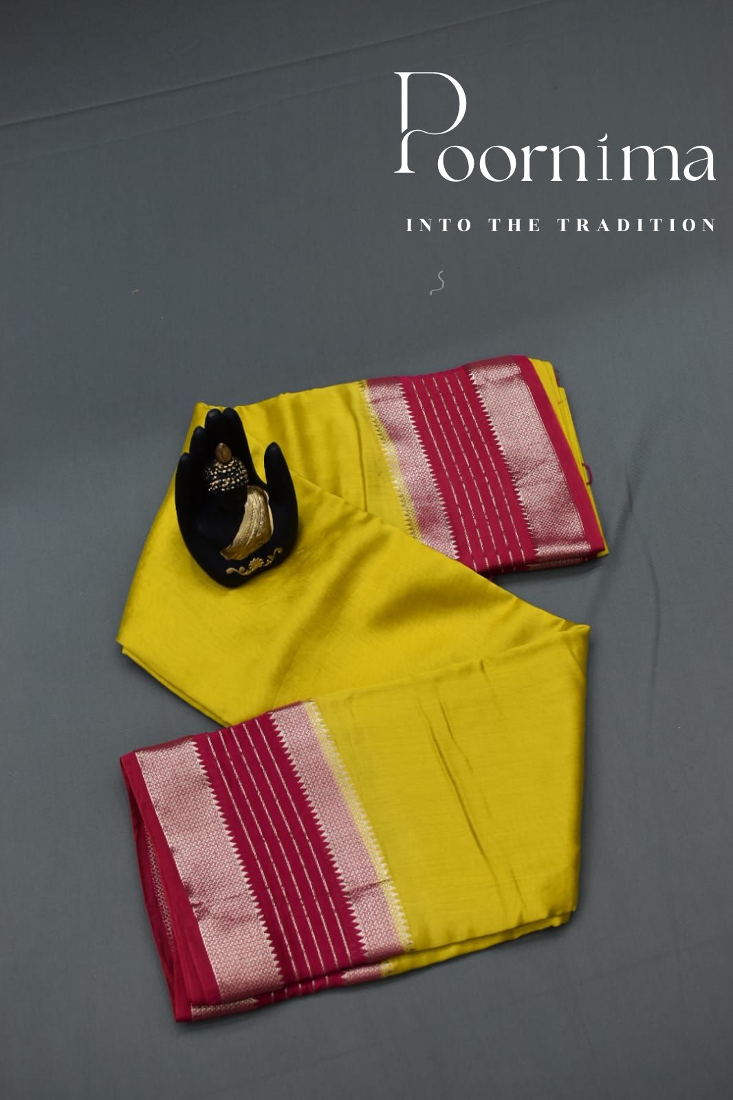 YELLOW- FANCY SAREE WITH BLOUSE PIECE