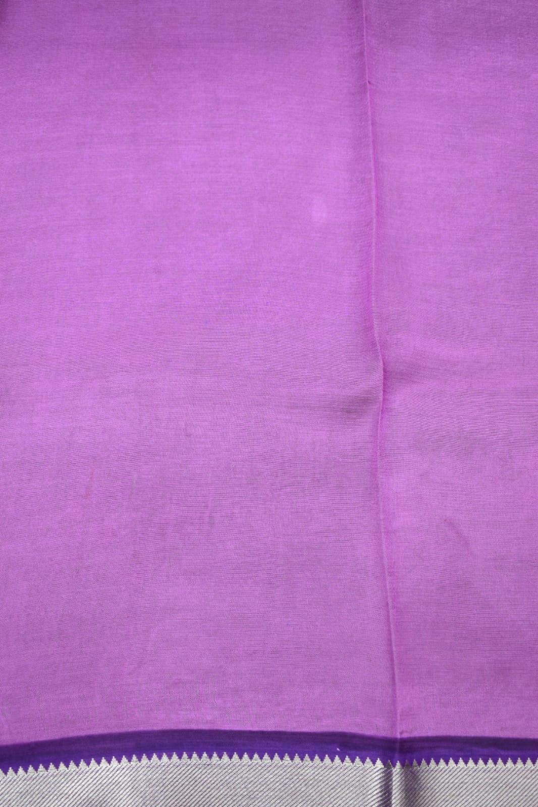 VIOLET- MANGALAGIRI SAREE WITH FLORAL PRINT