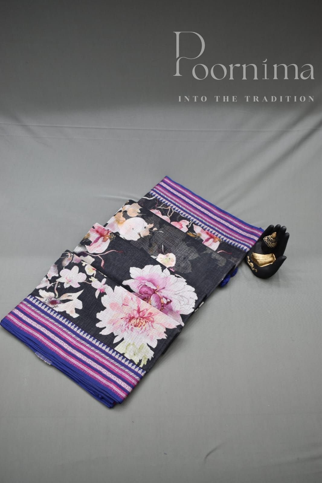 BLACK-KOTA VIDARBHA  BORDER SAREES