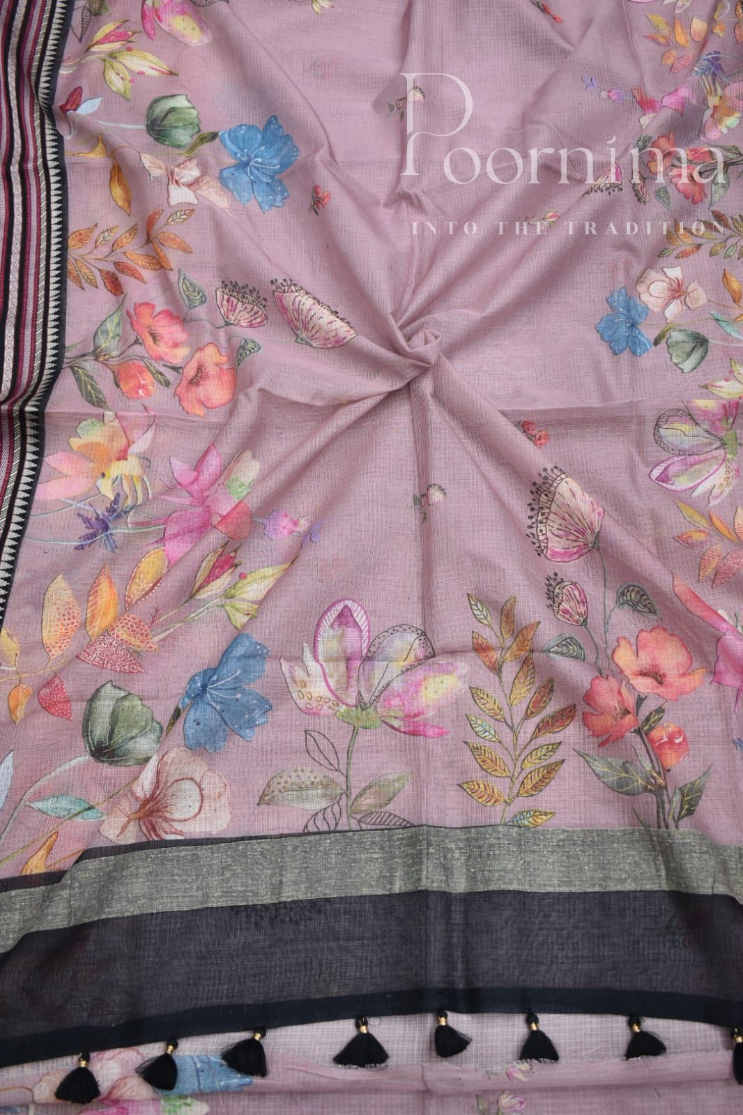 ONION PINK-KOTA VIDARBHA  BORDER SAREES