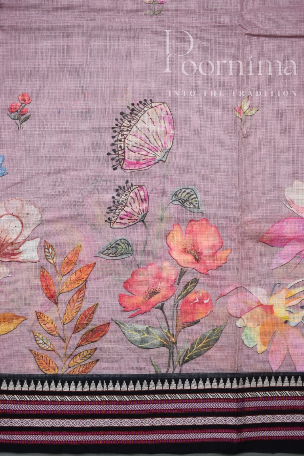 ONION PINK-KOTA VIDARBHA  BORDER SAREES