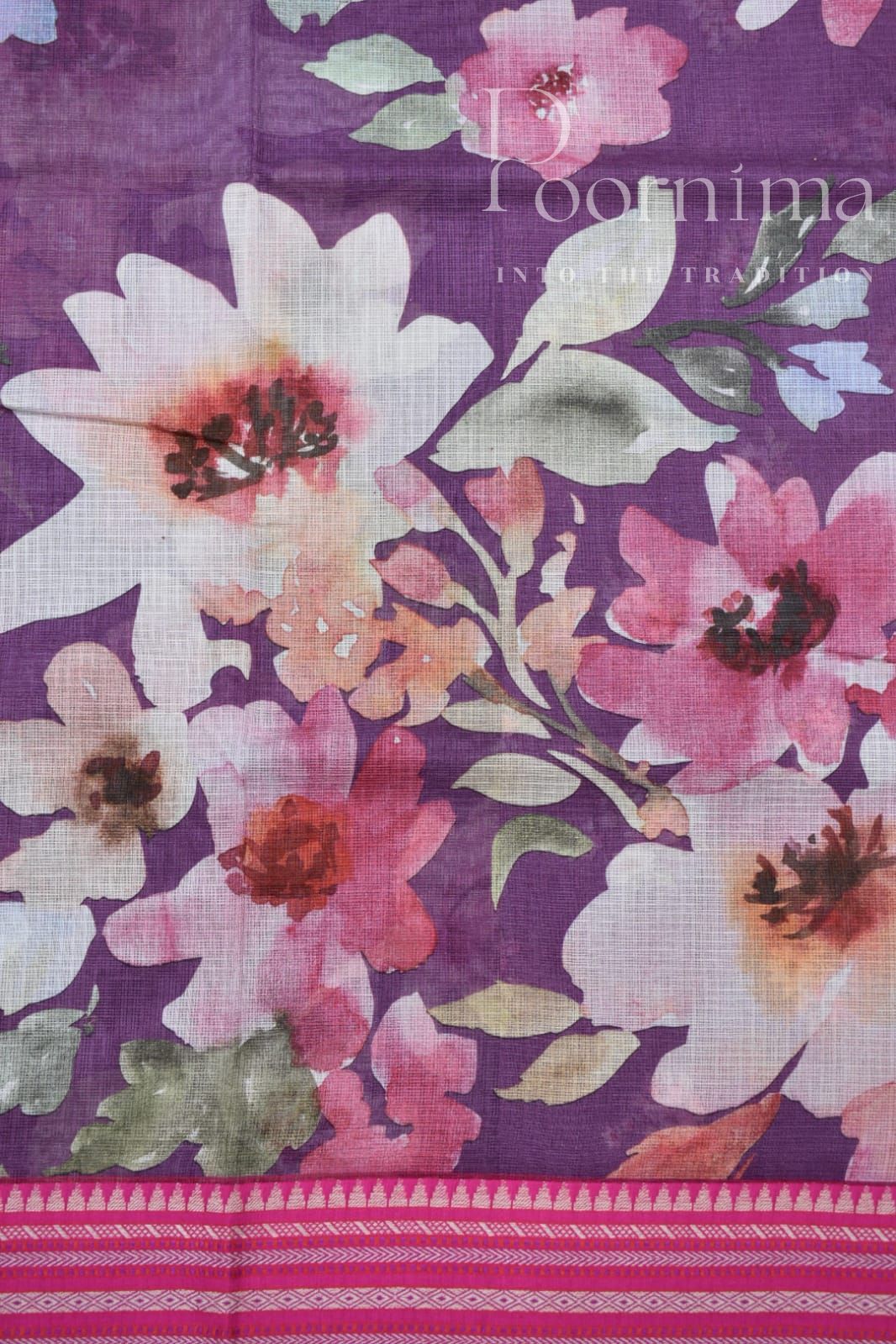 LIGHT VIOLET-KOTA VIDARBHA  BORDER SAREES