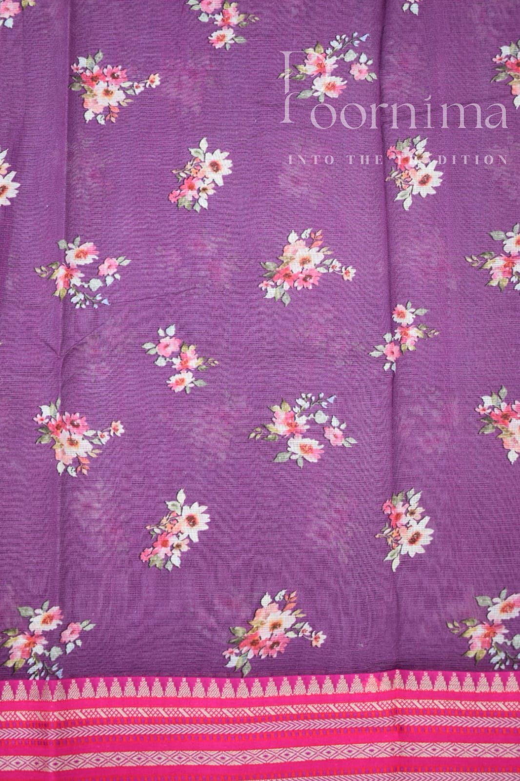LIGHT VIOLET-KOTA VIDARBHA  BORDER SAREES
