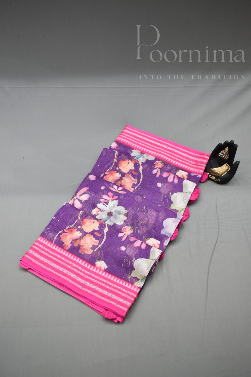 PURPLE- KOTA VIDARBHA BORDER SAREE