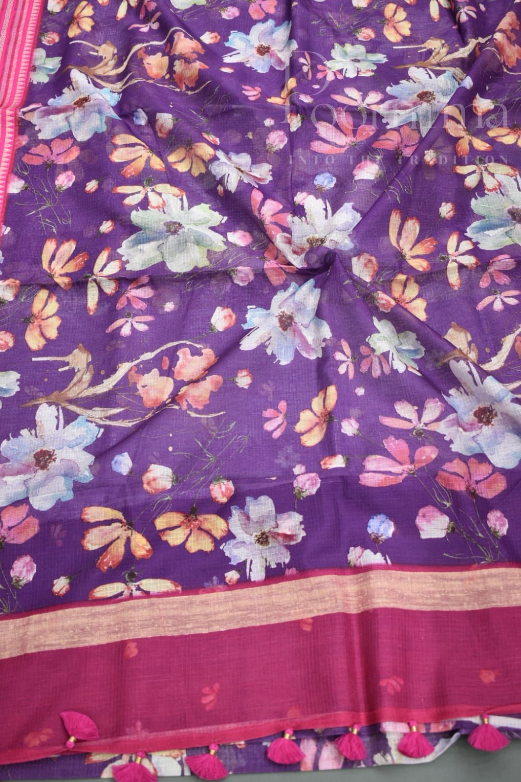 PURPLE- KOTA VIDARBHA BORDER SAREE