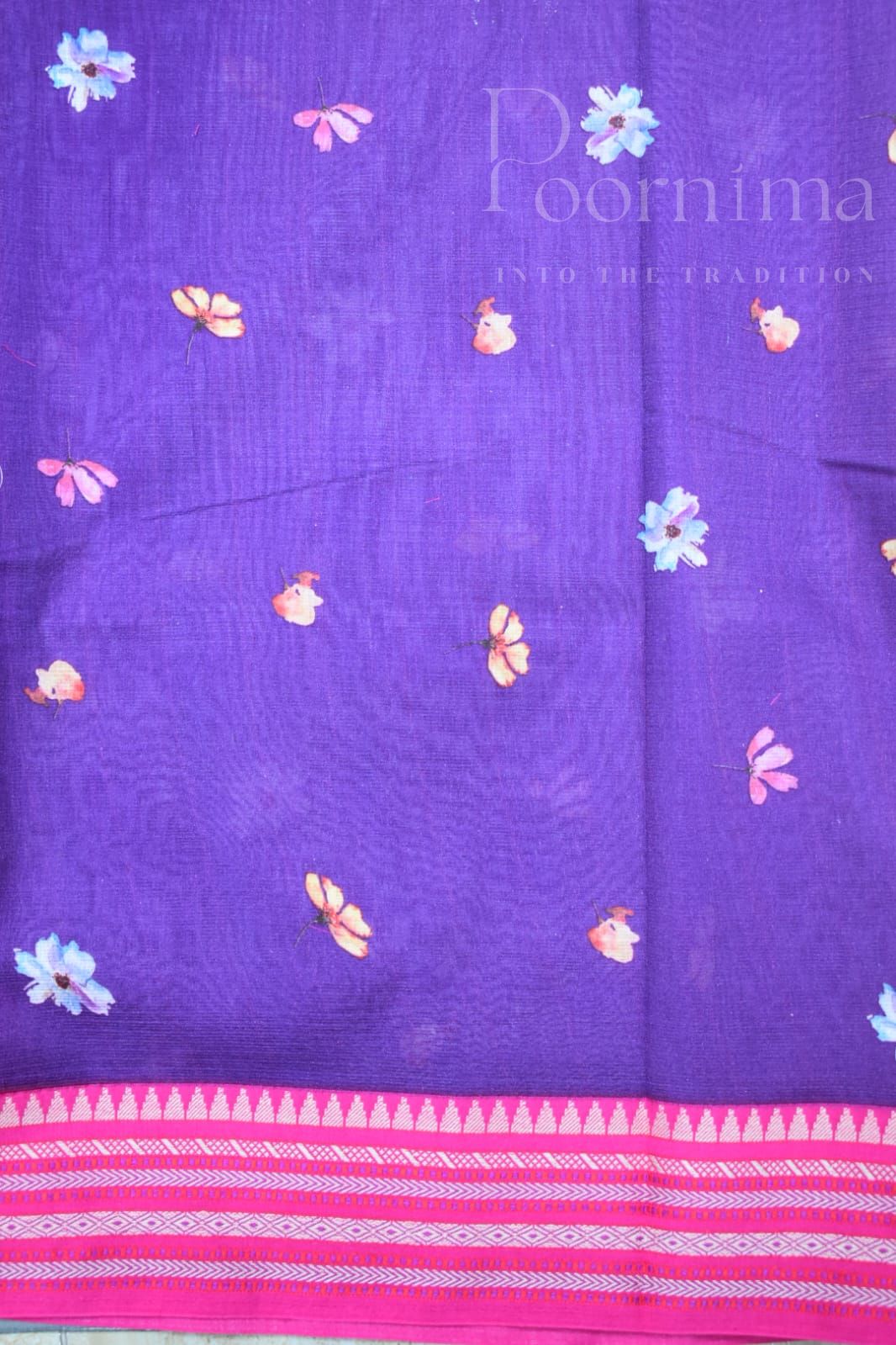 PURPLE- KOTA VIDARBHA BORDER SAREE