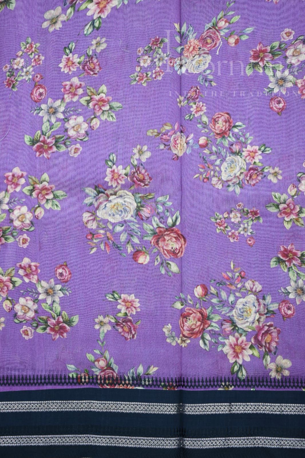 LIGHT PURPLE- KOTA VIDARBHA BORDER SAREE