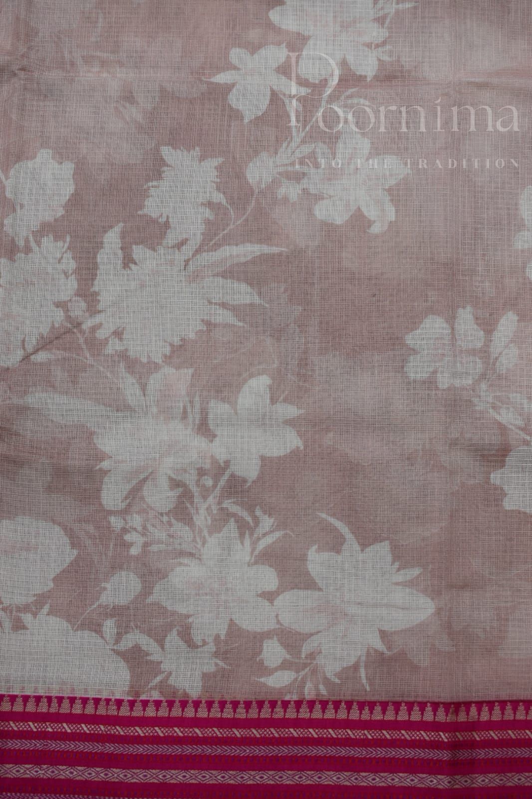 LIGHT PINK- KOTA VIDARBHA BORDER SAREE