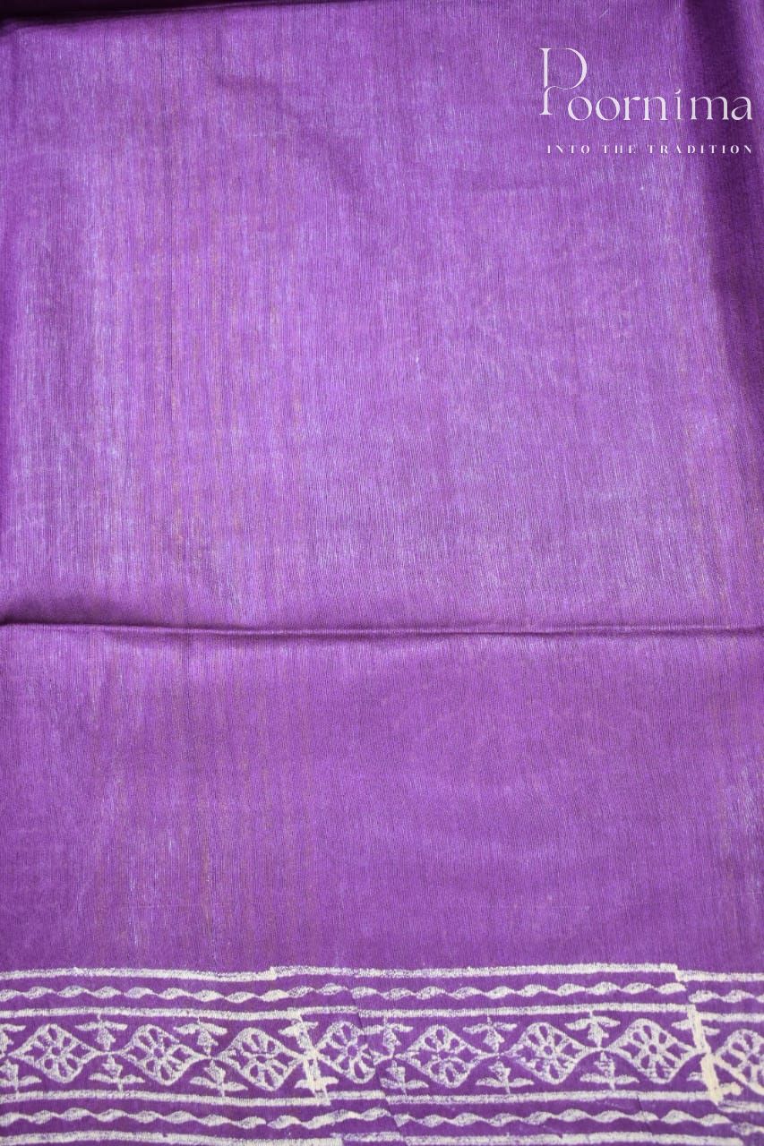DARK PINK-COTTON SILK SAREE
