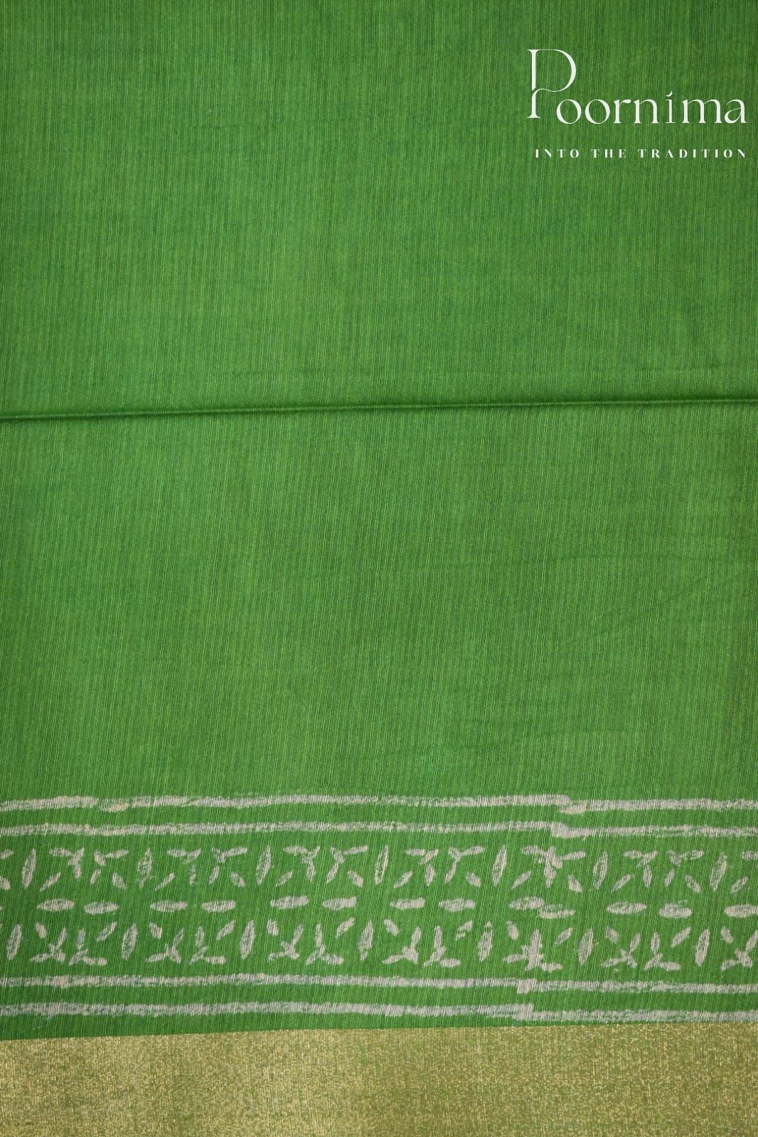 LIGHT SEA GREEN-COTTON SILK SAREE