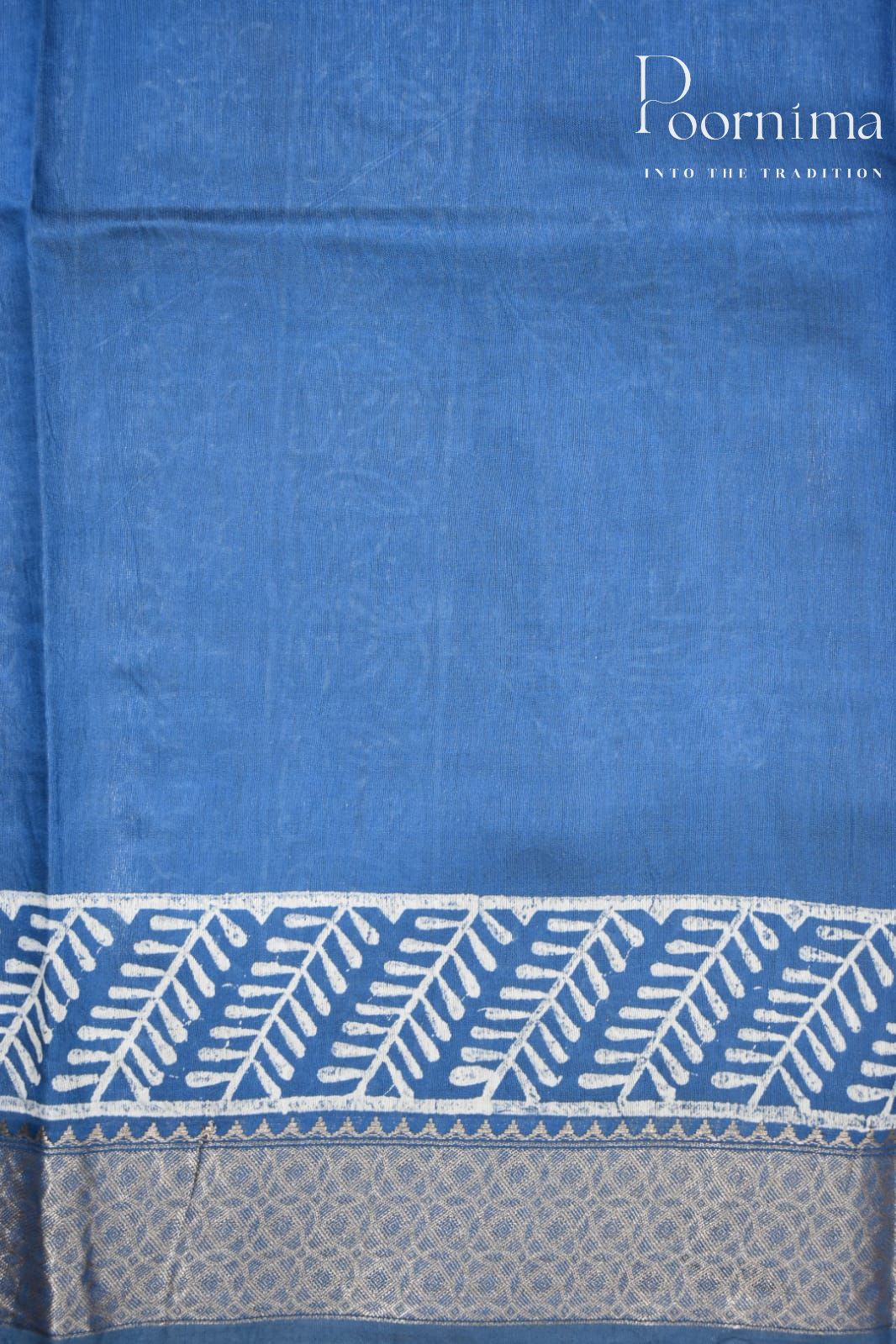 ROYAL BLUE- COTTON SILK SAREE