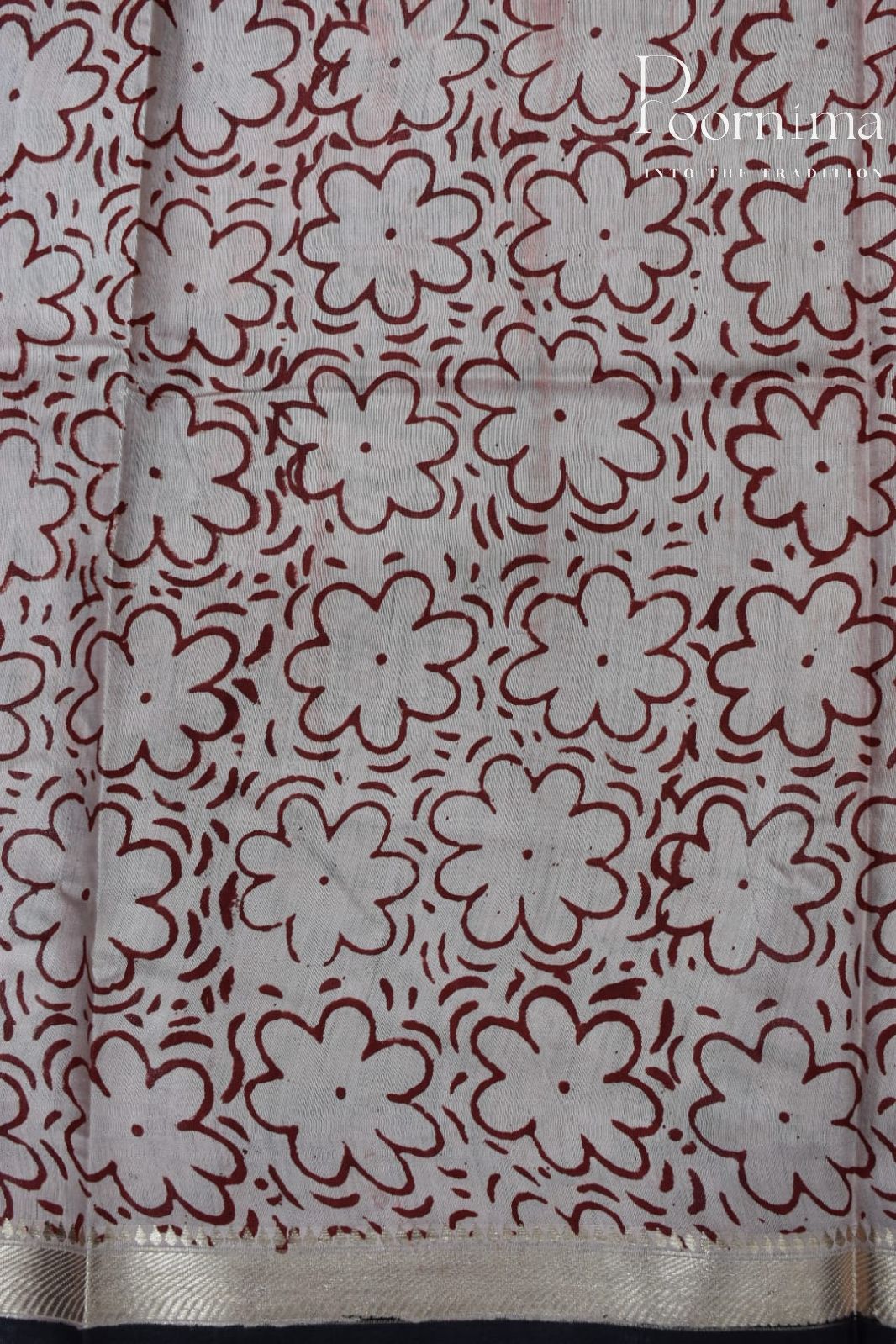 MAROON- COTTON SILK SAREE