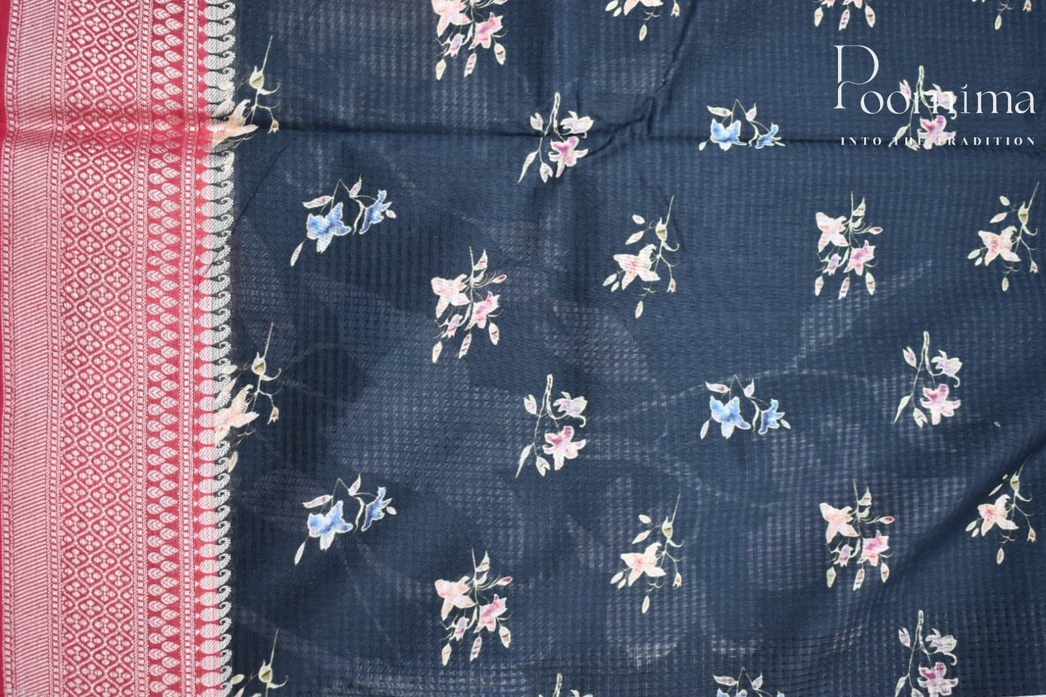 BLACK- BANANA WEAVING SAREE