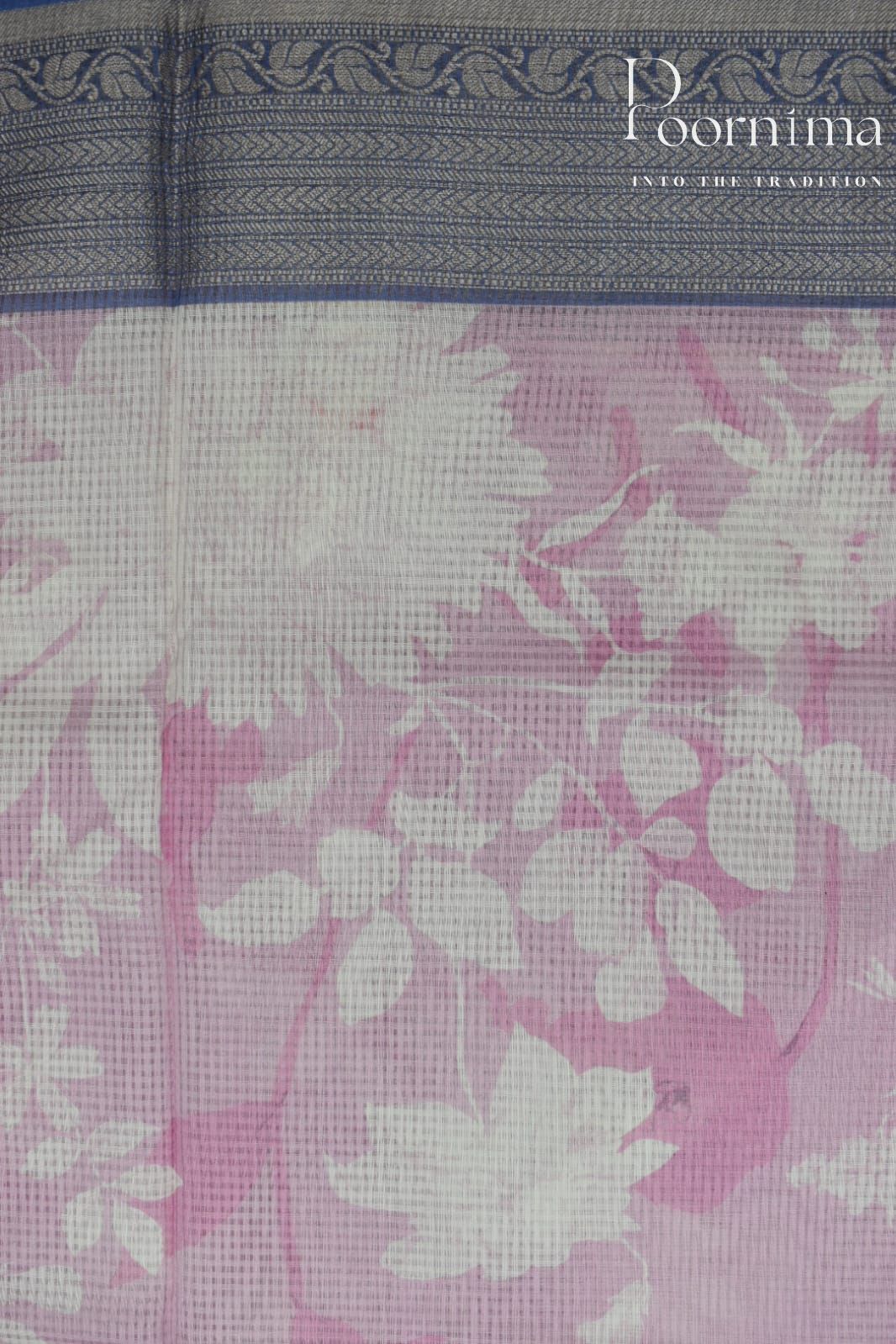 BABY PINK- BANANA WEAVING SAREE