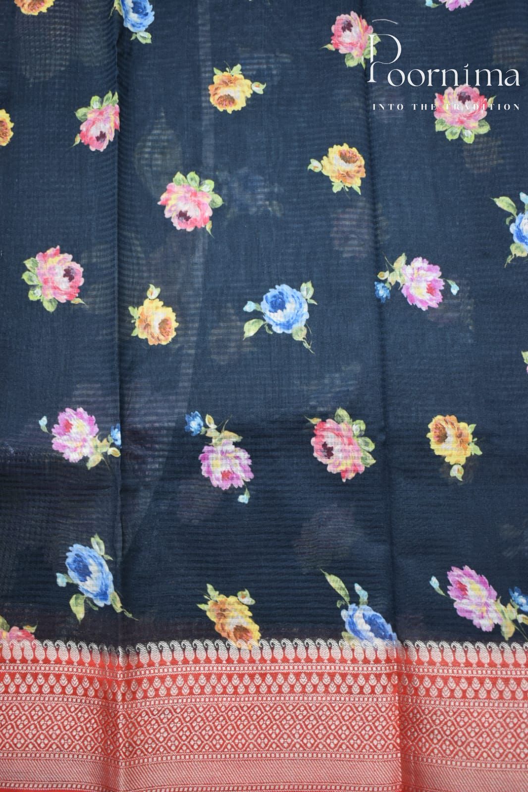 BLACK- BANANA WEAVING SAREE