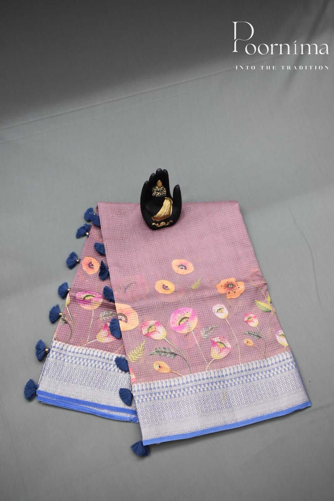 LIGHT JAMUN- BANANA WEAVING SAREE
