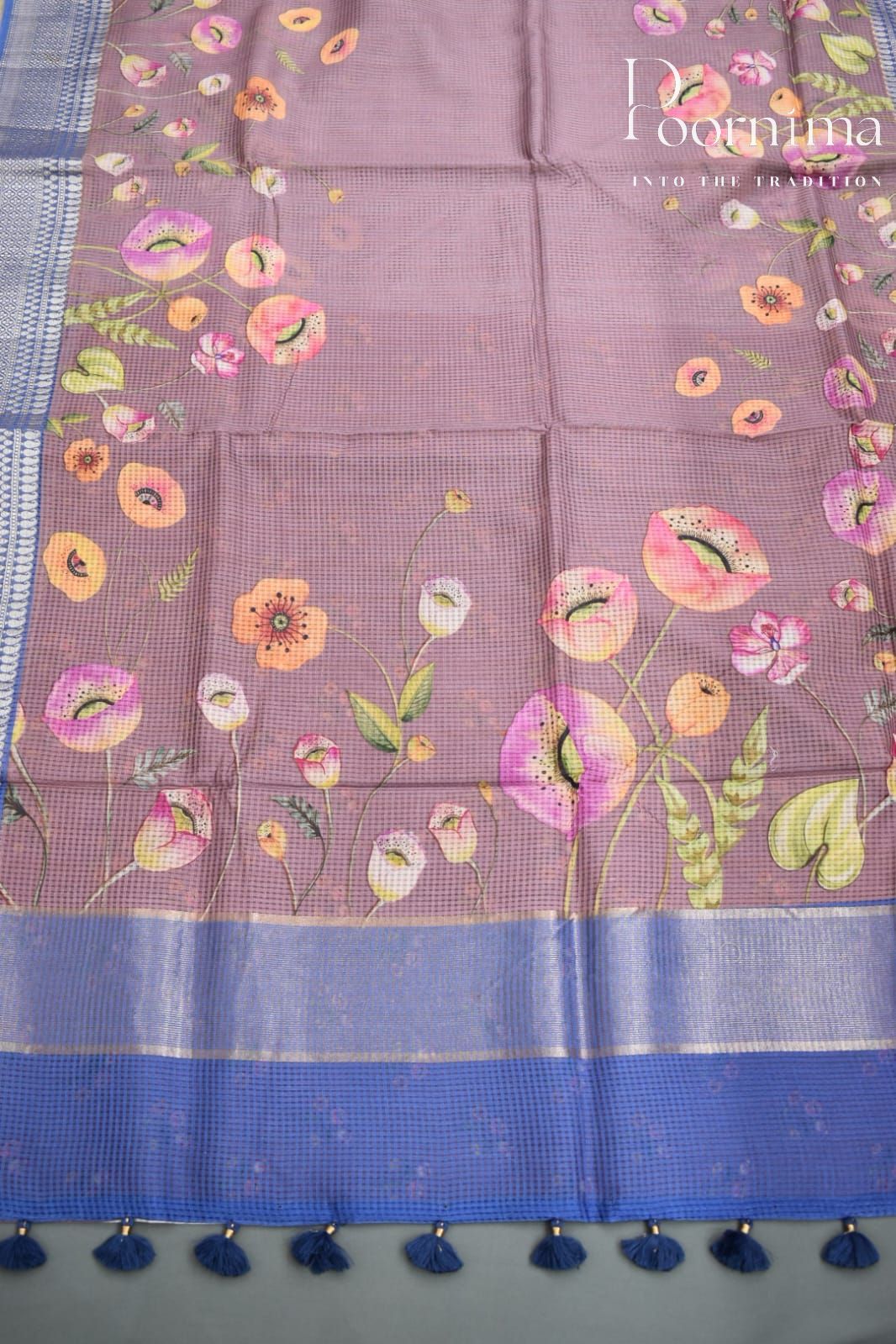 LIGHT JAMUN- BANANA WEAVING SAREE