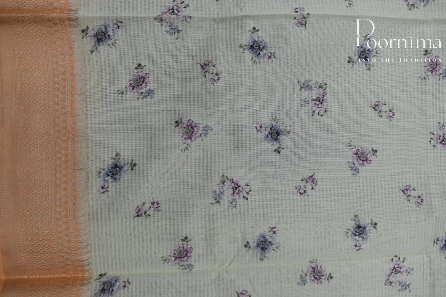 CREAM- BANANA WEAVING SAREE