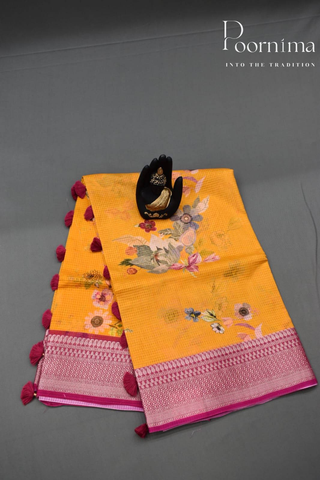 YELLOW- BANANA WEAVING SAREE